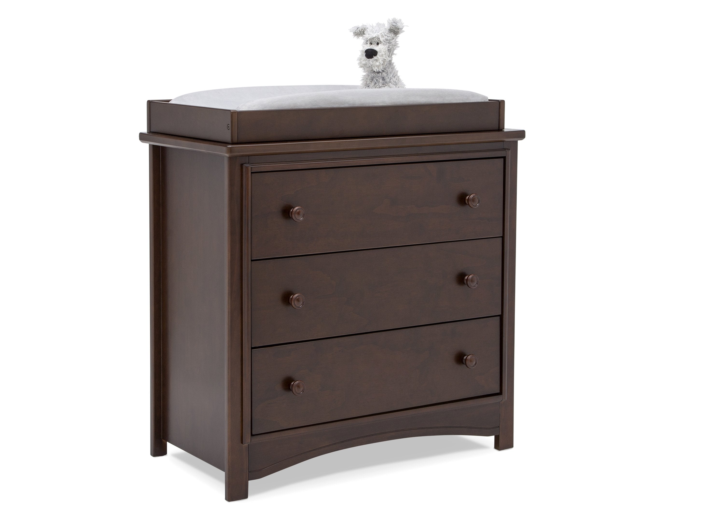 Perry 3-Drawer Baby Dresser with Changing Top - Nursery Storage & Diaper Changing Station for Newborns & Toddlers
