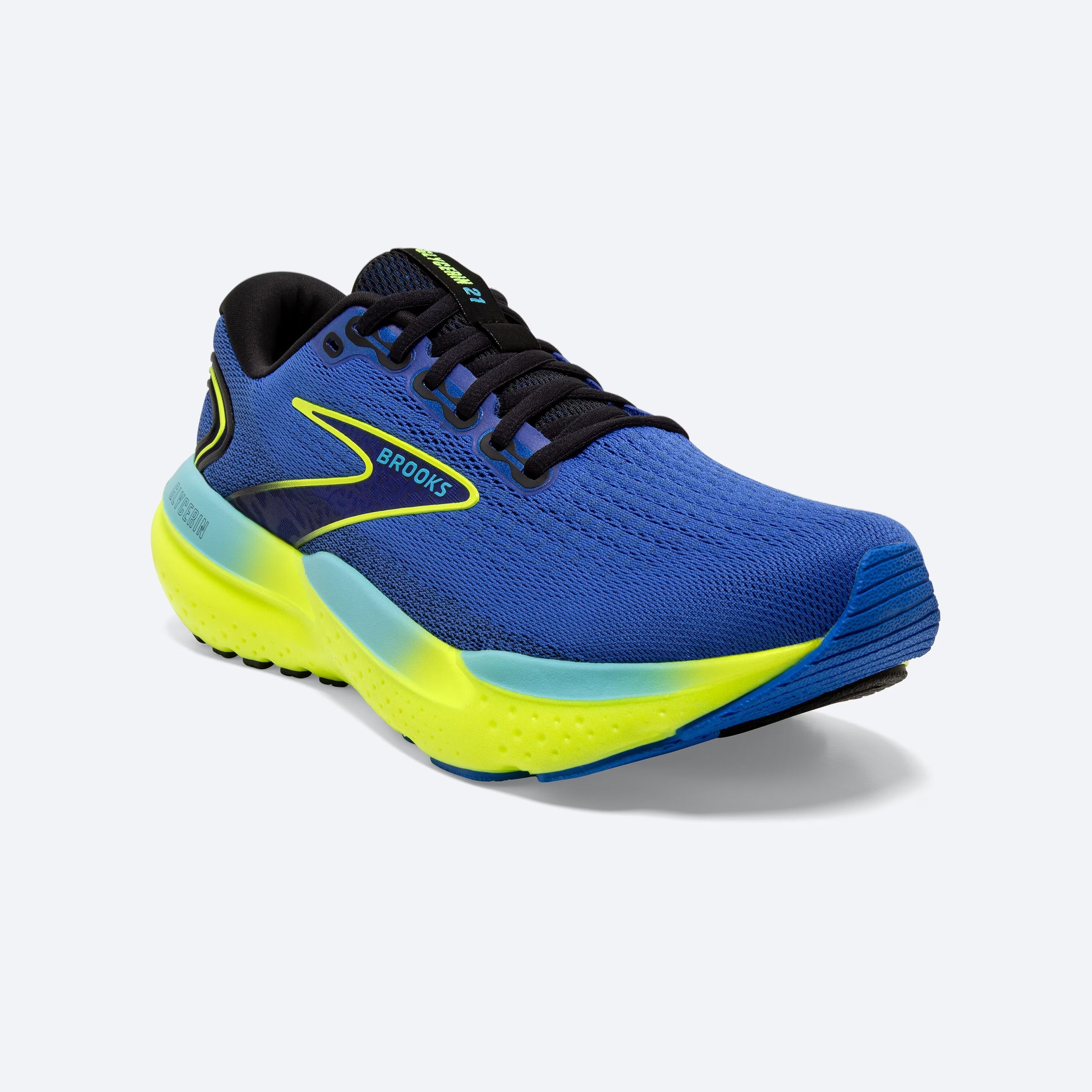 Brooks Glycerin 21 Men's Running Shoes - Premium Cushioned Road Running Sneakers for Long Distance & Marathon Training - Perfect for Jogging, Gym Workouts & Daily Wear
