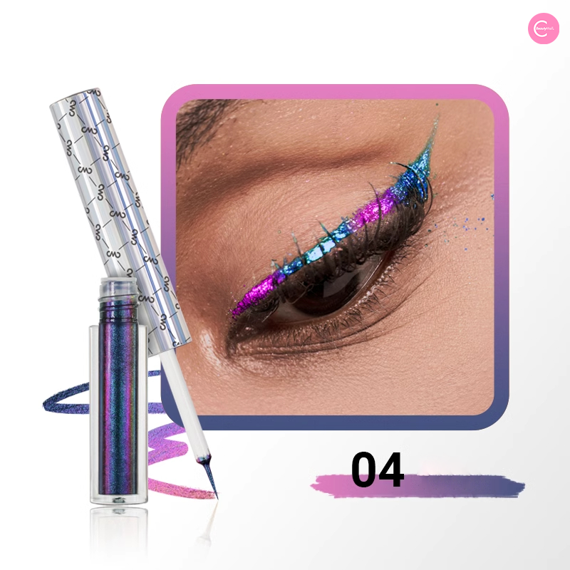 CHARMACY Chameleon Liquid Eyeliner - Long Lasting Waterproof Eye Makeup for Women | Perfect for Parties, Weddings & Everyday Wear