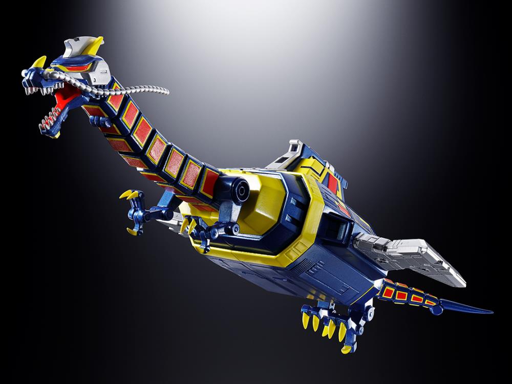 Bandai Soul of Chogokin GX-106 Denshi Seijyu Dol & Guillan Enban Space Sheriff Gavan Collectible Action Figure - Perfect for Anime Fans & Sci-Fi Collectors Display
