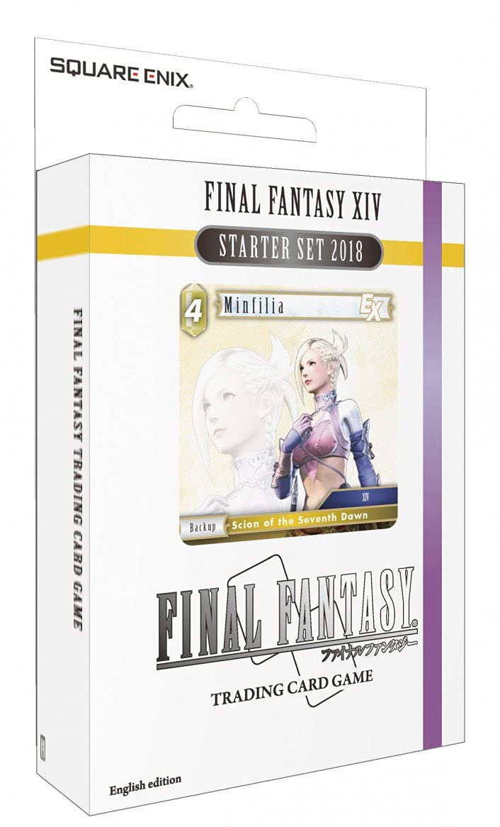 Final Fantasy Trading Card Game 2018 XIV Starter Set - 3-Piece Collectible Card Game for Fantasy RPG Fans | Perfect for Game Nights & Collectors