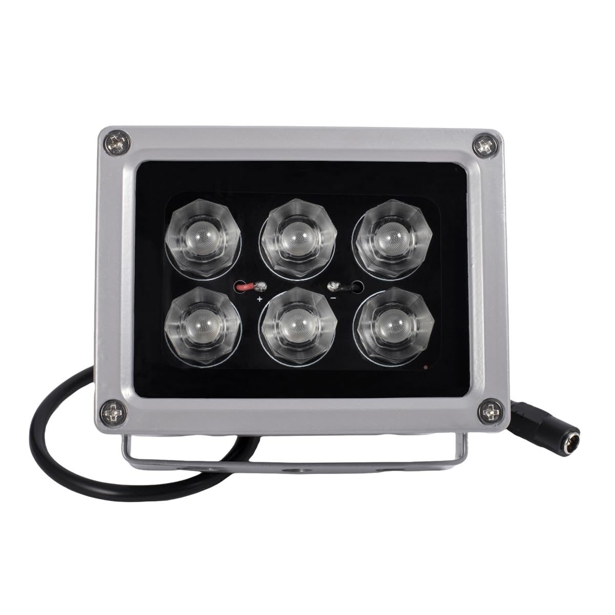 940nm Infrared Illuminator - 6-LED IP65 Waterproof Night Vision Light with 15° Beam Angle for Outdoor Security Cameras | Perfect for Home Surveillance, Wildlife Monitoring & Low-Light Photography (Compatible with 16mm Lens)