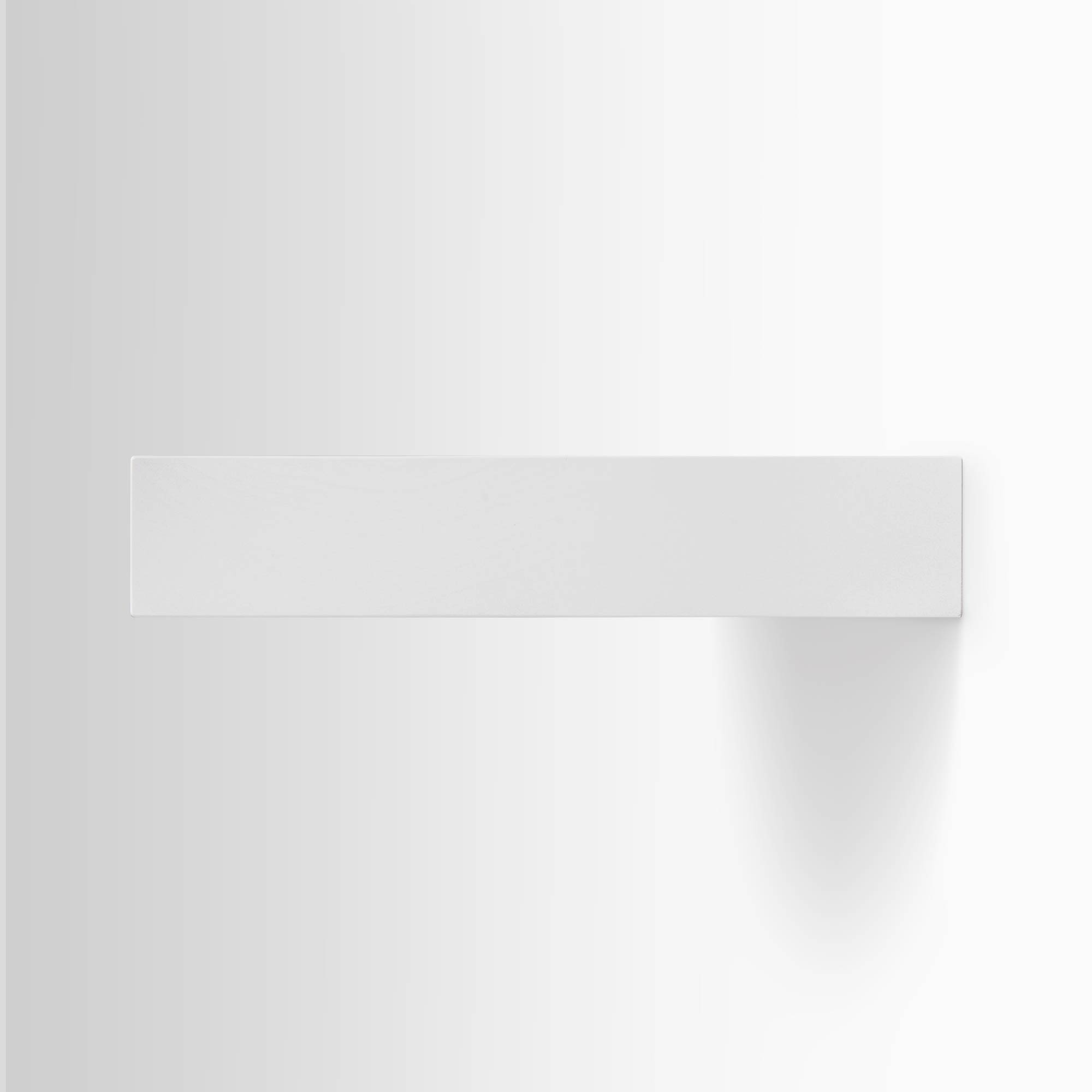 Aksel White Floating Shelf with Inlay - Modern Wall Mounted Storage for Living Room, Bathroom & Kitchen Decor