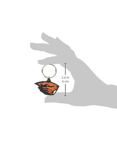 NCAA Team Logo Flex Keychain - Durable & Lightweight Key Ring for Sports Fans, Students & Alumni - Perfect for Backpacks, Gym Bags & Car Keys