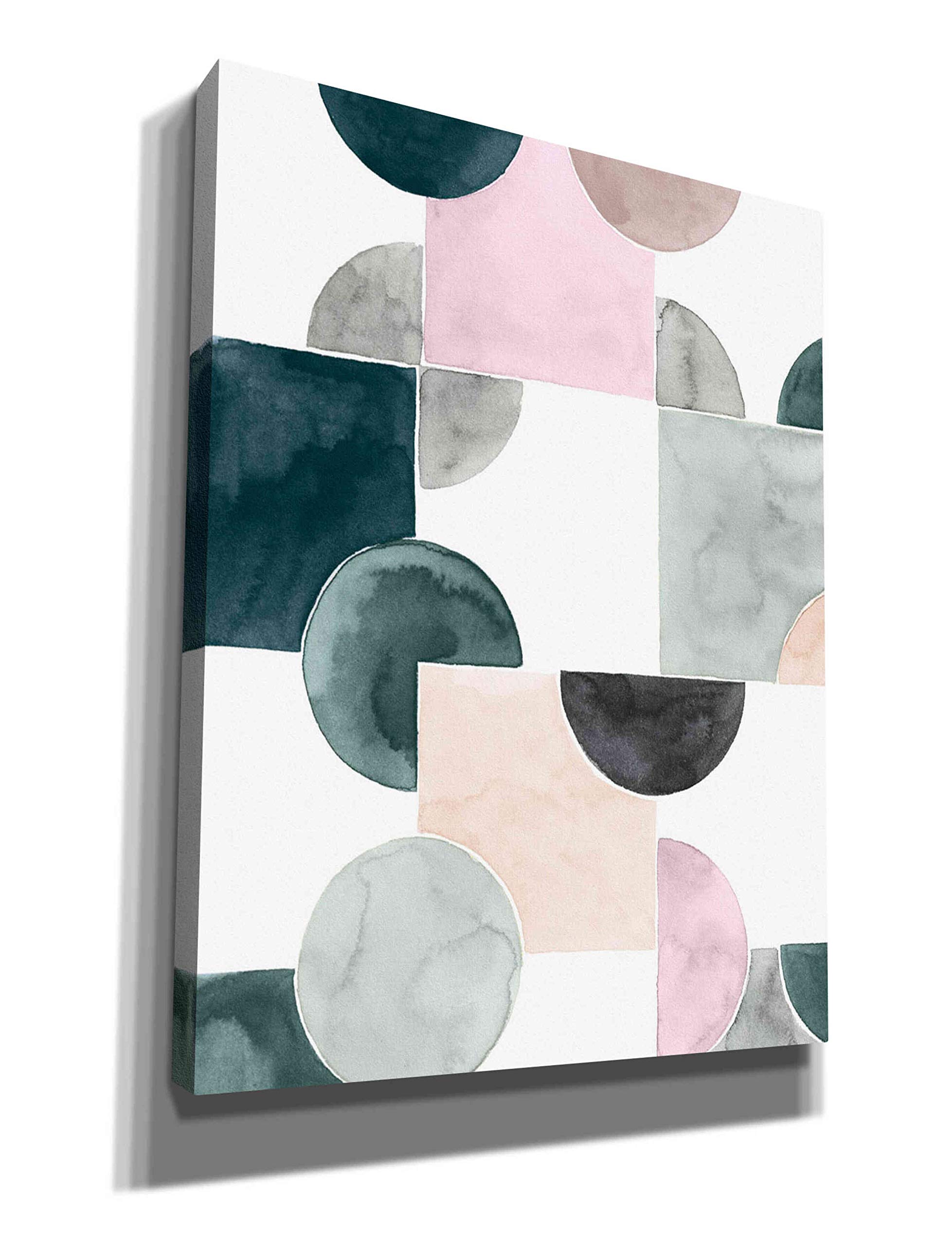 Grace Popp 'Muted Mystery IV' Abstract Graffiti Art Print - 26x34 Inch Canvas Wall Art for Living Room, Bedroom & Office Decor