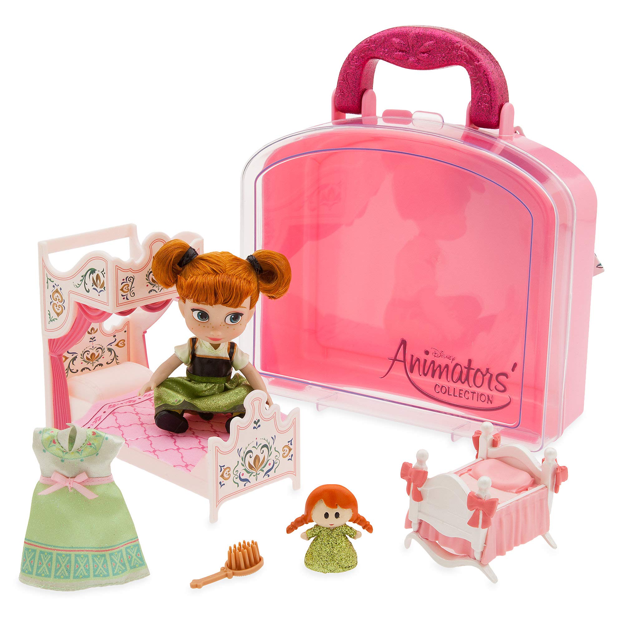 Disney Animators' Collection Anna Mini Doll Play Set - Frozen Character Toy for Kids, Collectible Gift for Disney Fans | Perfect for Birthday Parties, Christmas Gifts & Disney Themed Playtime