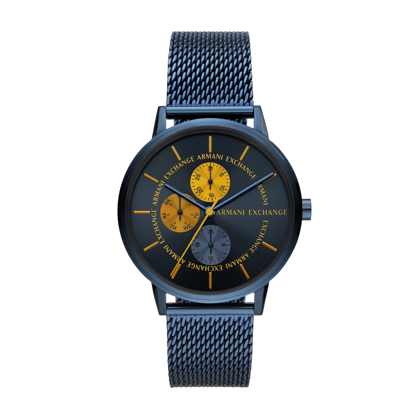 Armani Exchange Men's Stainless Steel Dress Watch with Three Hands - Perfect for Business, Formal Events & Everyday Wear