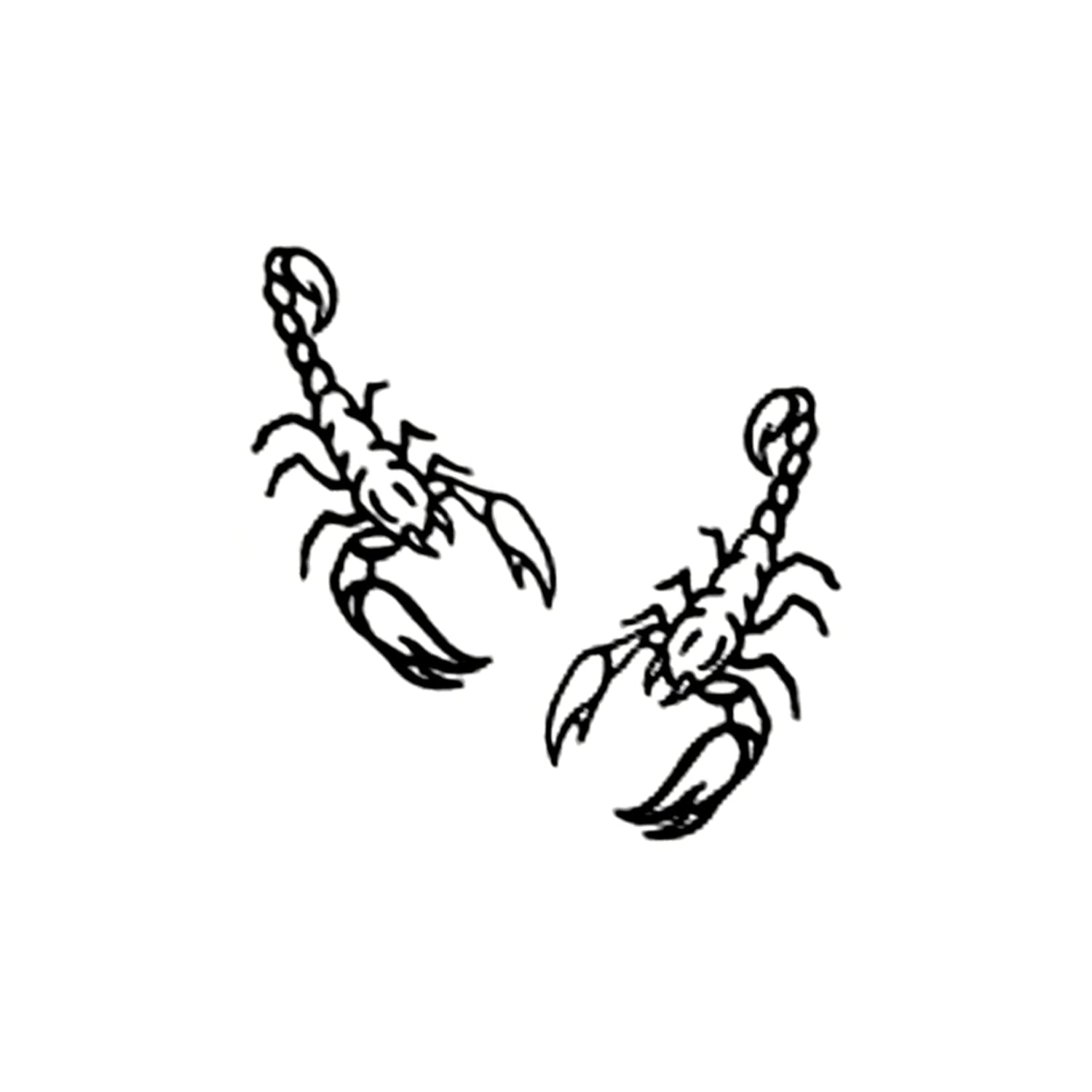 Mini Scorpion Temporary Tattoo - Waterproof Sticker for Men & Women - Party & Travel