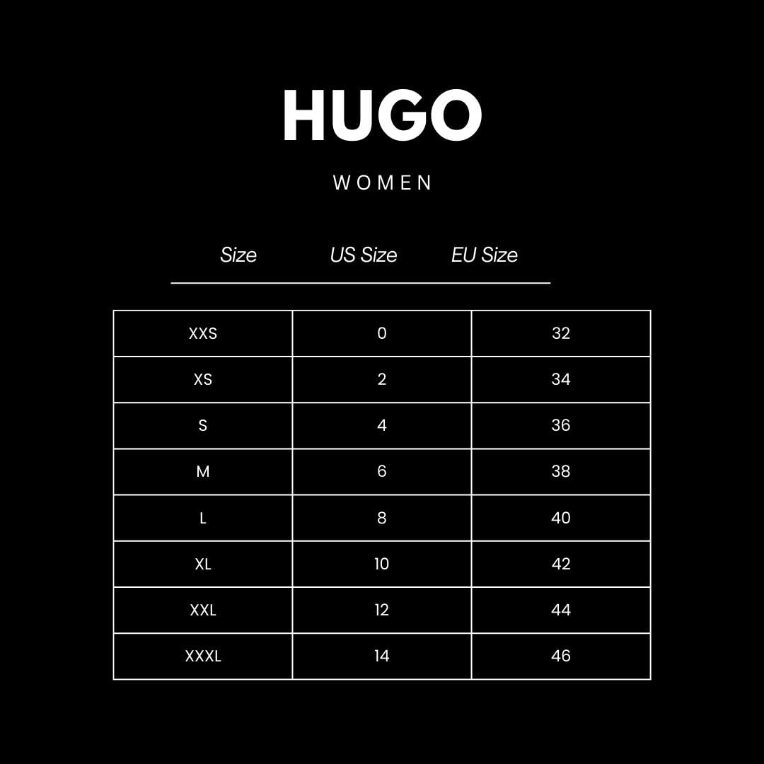 HUGO Women's Cropped Hooded Zip Up Sweatshirt | Casual Pullover Jacket for Women | Perfect for Gym, Running & Streetwear Fashion