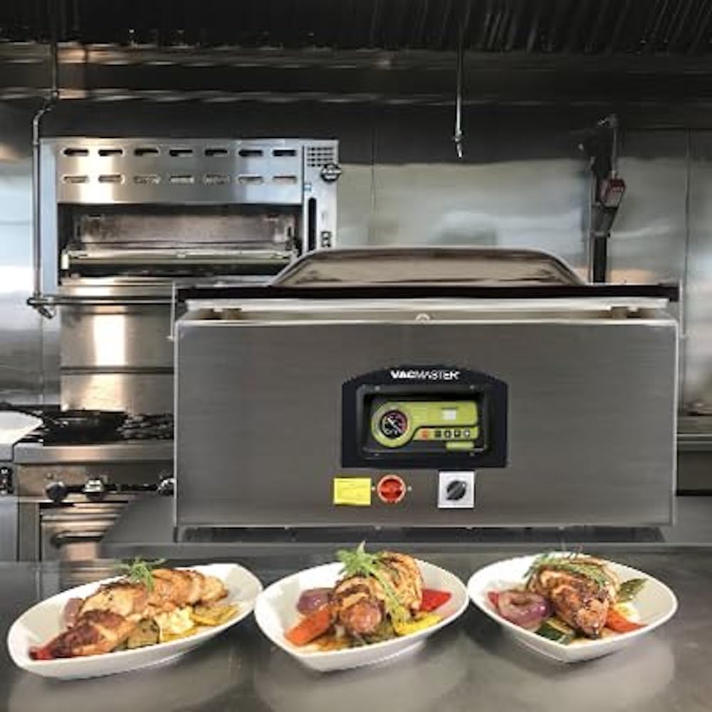 VacMaster VP330 Commercial Chamber Vacuum Sealer for Food Preservation - Perfect for Restaurants, Butcher Shops & Home Meal Prep