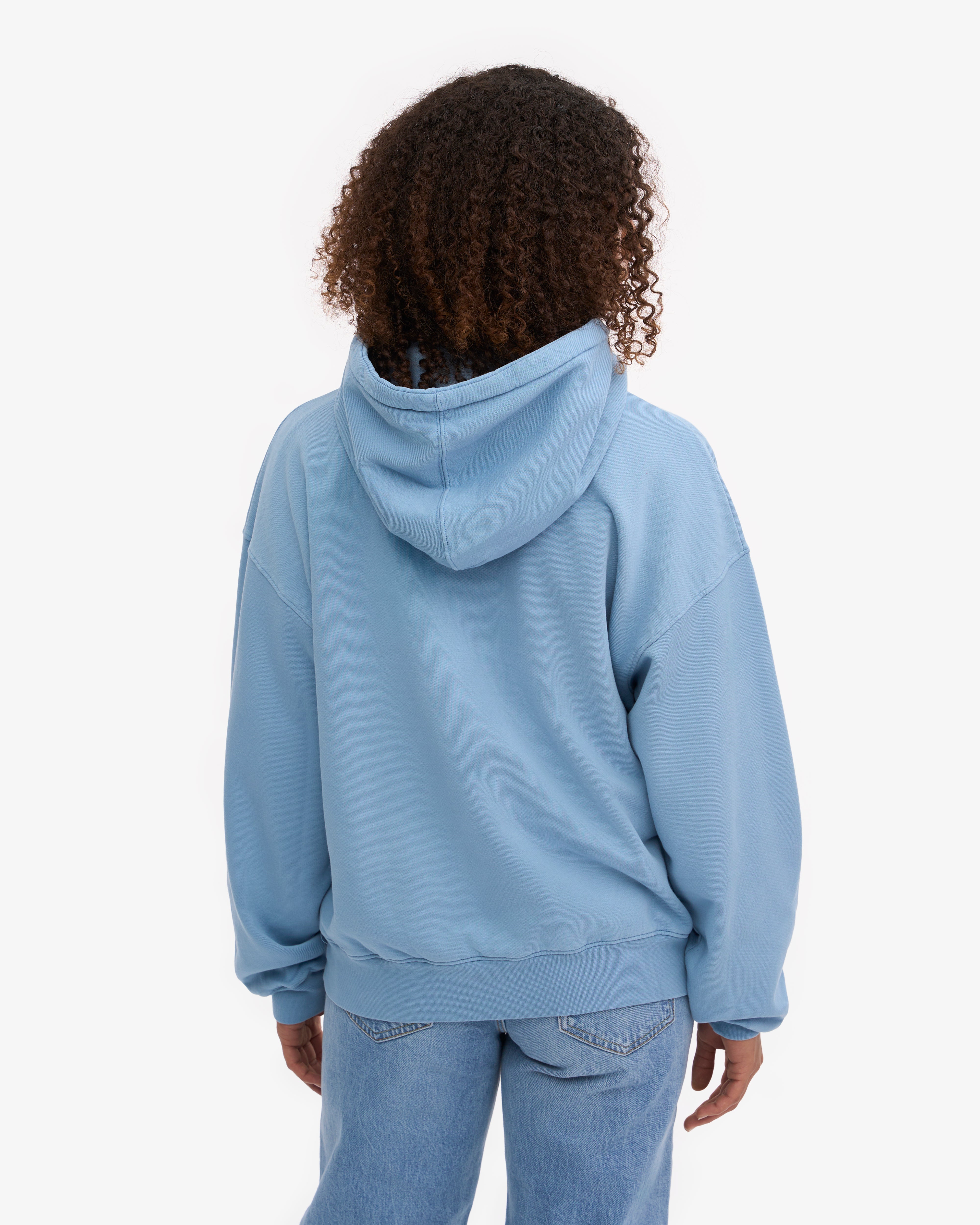 Organic Oversized Hoodie - Seaside Blue - Cozy & Comfortable Pullover for Men & Women - Perfect for Casual Wear, Lounging & Outdoor Activities