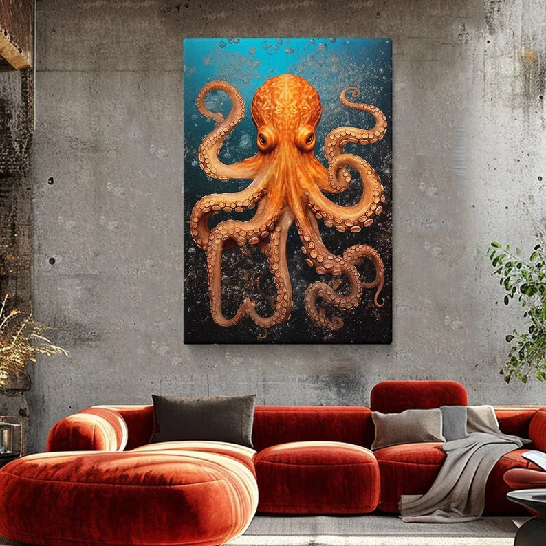 Octopus Plush Toy - Soft & Cuddly Stuffed Animal for Kids & Adults | Perfect for Gifts, Nursery Decor & Stress Relief