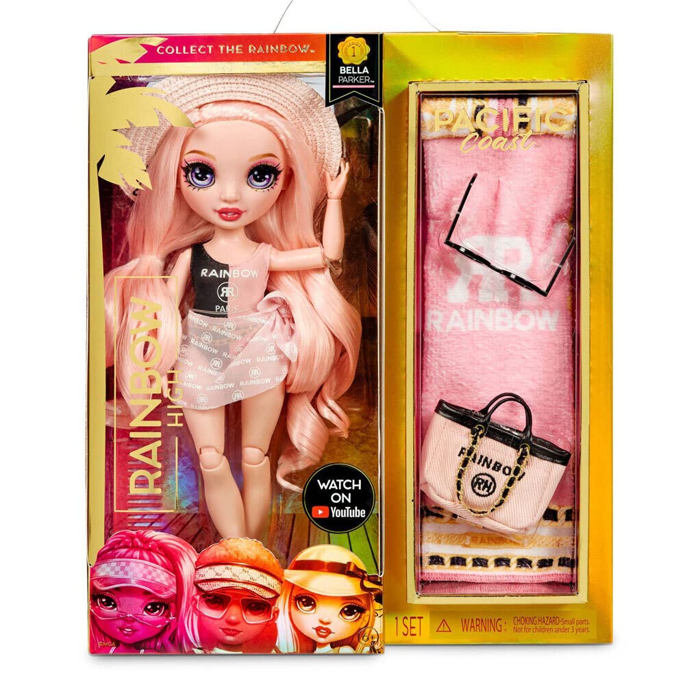 Rainbow High Pacific Coast Bella Parker Fashion Doll - Pink 12