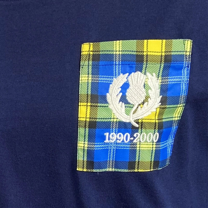 Ellis Rugby Doddie Weir Tartan Cotton T-Shirt - Men's Casual Vintage Style Tee for Rugby Fans and Scottish Heritage Lovers | Perfect for Game Day, Pub Outings, and Casual Wear