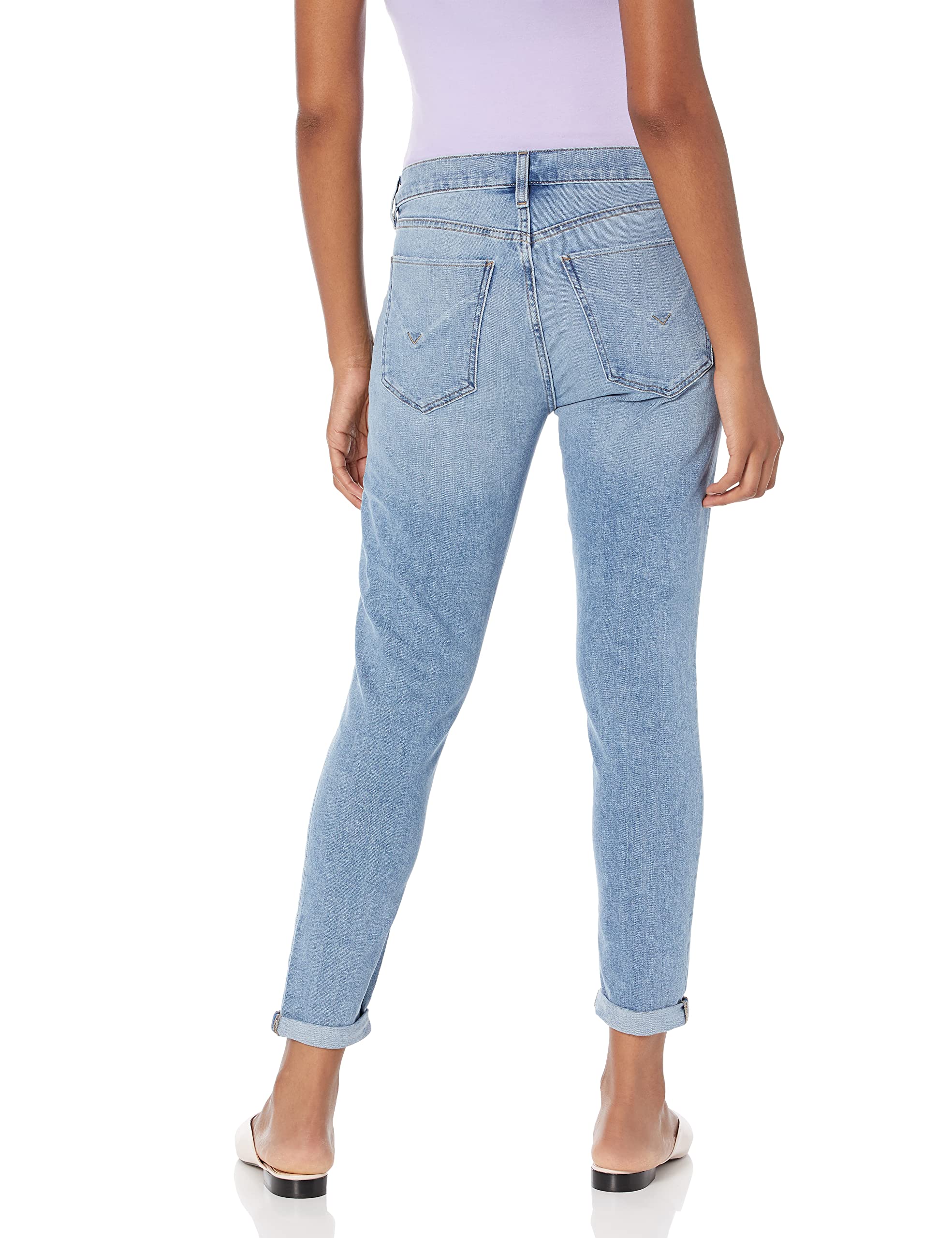 HUDSON Women's Lana Maternity Mid-Rise Slim Boyfriend Jeans - Comfortable Stretch Denim Pants for Pregnant Women | Perfect for Casual Wear, Work & Everyday Outfits