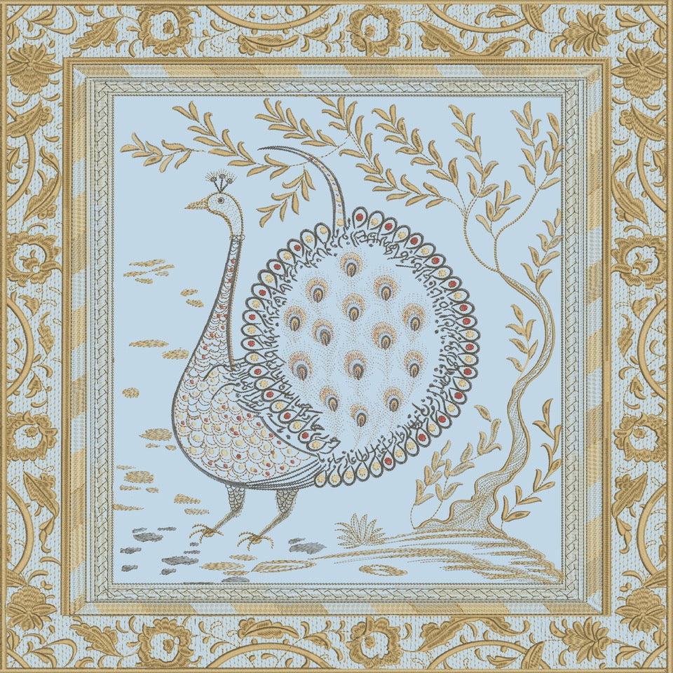 Divani Peacock Pillow - Elegant Decorative Throw Pillow for Sofa, Bed & Home Decor | Perfect for Living Room, Bedroom & Nursery Accents