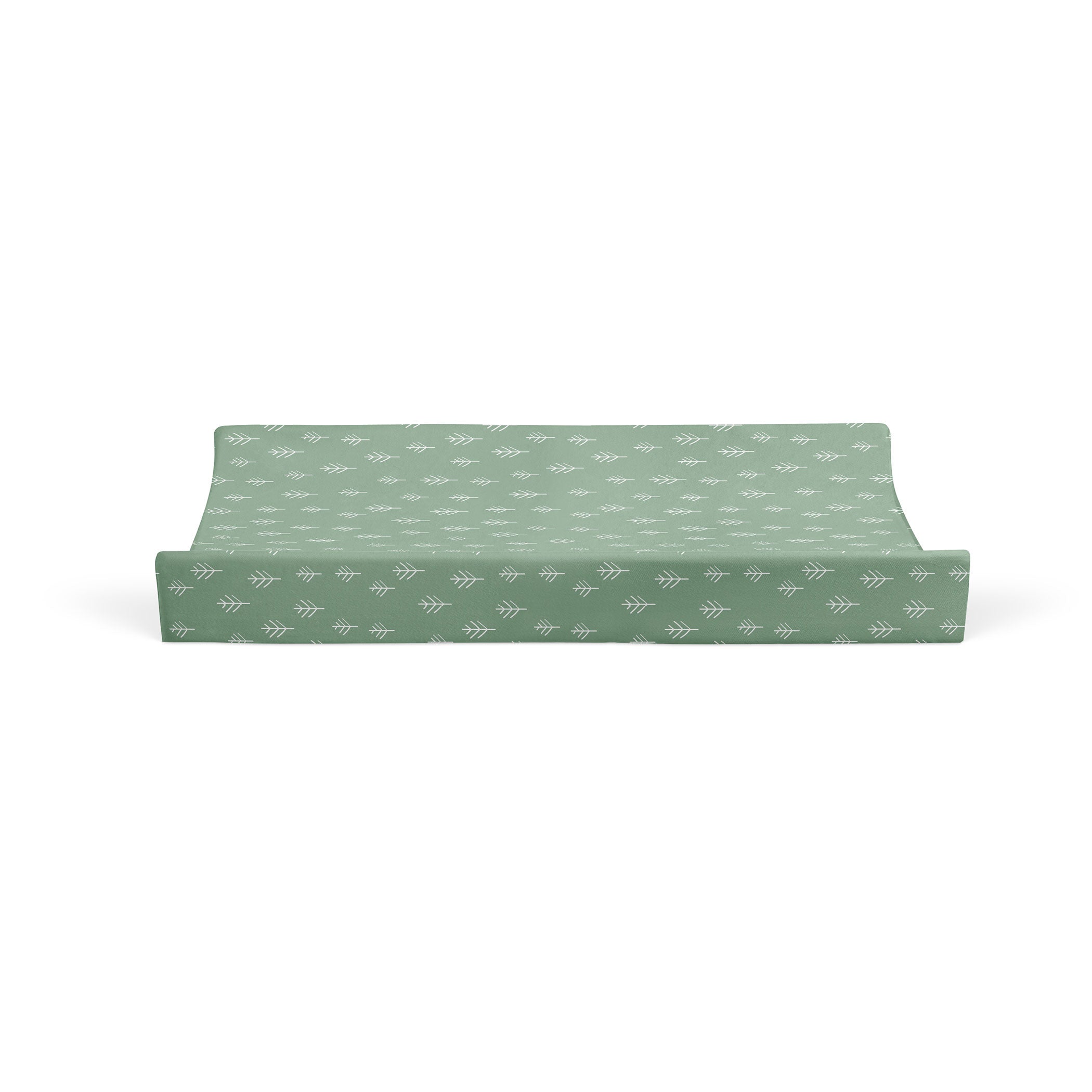 Nordic Style 2-Pack Waterproof Changing Pad Covers - Soft Avocado & Forest Green for Baby Nursery | Perfect for Diaper Changes, Travel & Daycare Use