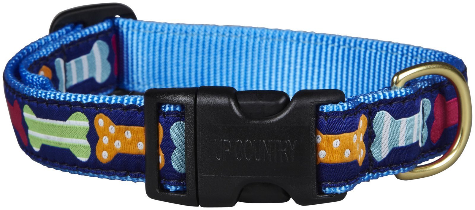 Up Country Big Bones Dog Collar - Small, Durable Nylon Pet Collar with Metal Buckle for Small Dogs - Perfect for Walking, Training & Outdoor Adventures