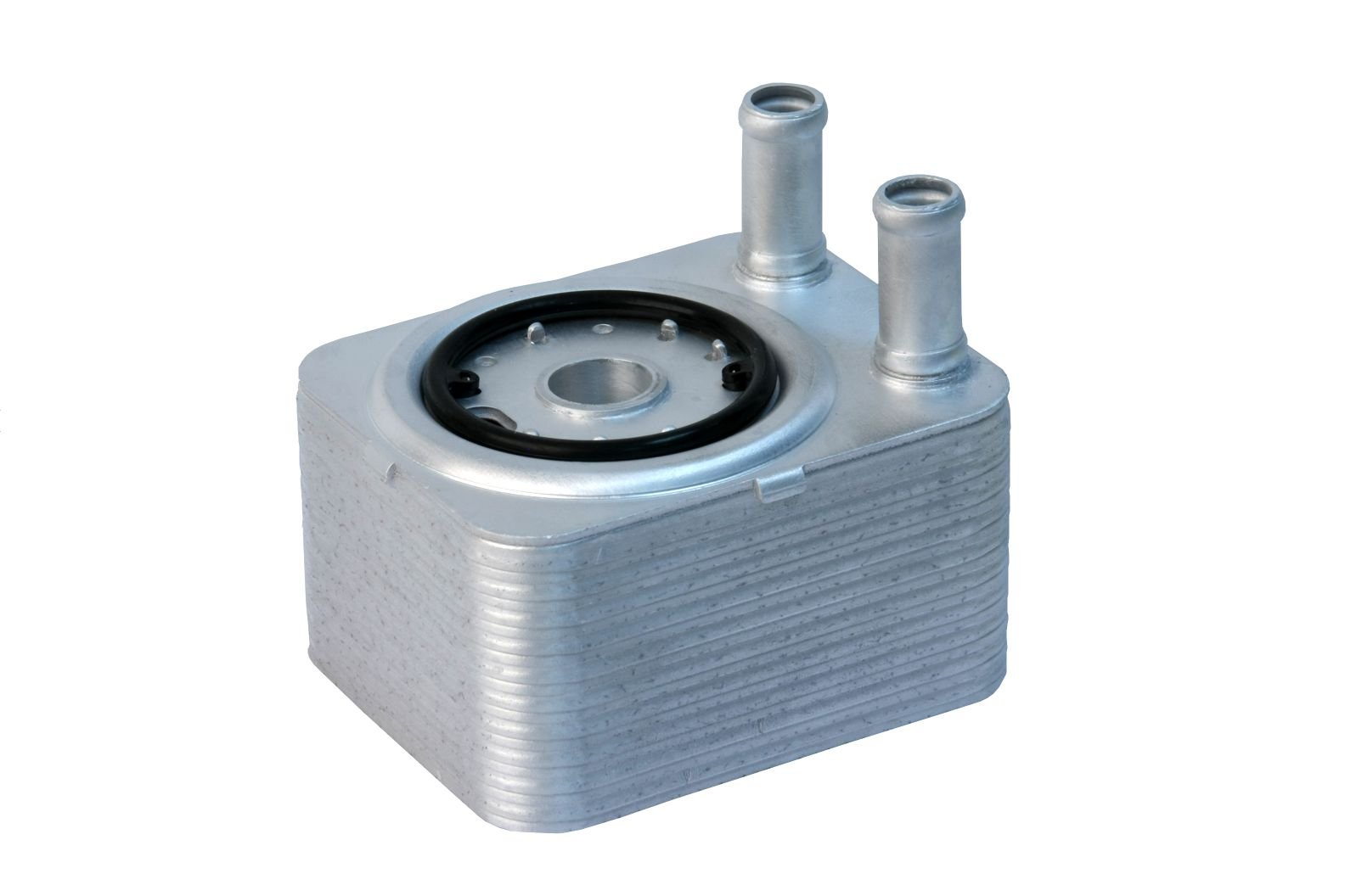 URO Parts 038117021E Engine Oil Cooler - High Performance Aluminum Oil Cooler for Cars, Trucks & SUVs | Perfect for Engine Cooling & Temperature Regulation in Hot Climates & Heavy-Duty Driving