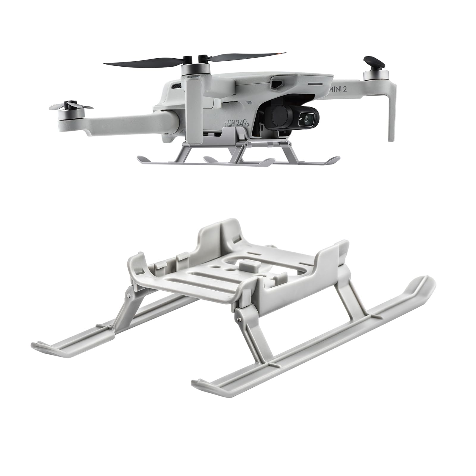 Tosiicop Mini 4K Foldable Quick Release Landing Gear Kit - Extended Leg Accessories for DJI Mini 2 SE/Mini 2/Mini SE/Mavic Mini Drones - Perfect for Aerial Photography & Outdoor Adventures