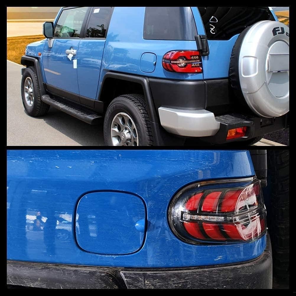 2007-2014 Toyota FJ Cruiser LED Tail Lights with Start-up Animation, DRL & Sequential Turn Signals - Clear Rear Lamp Assembly | Off-Road & Night Driving Safety Upgrade