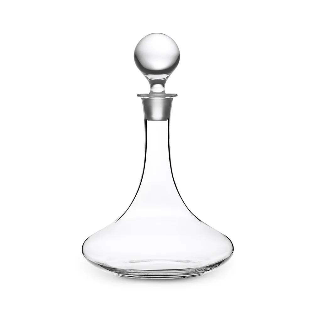 Premium 0.75L Glass Decanter for Wine & Liquor - Elegant Crystal Carafe with Aerating Stopper - Perfect for Home Bar, Dinner Parties & Gift Giving
