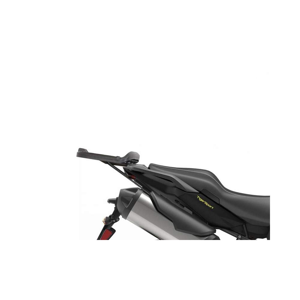 SHAD T0TG16ST Motorcycle Top Case - 16L Black Waterproof Luggage Box for Scooters & Bikes - Perfect for Commuting, Travel & Storage