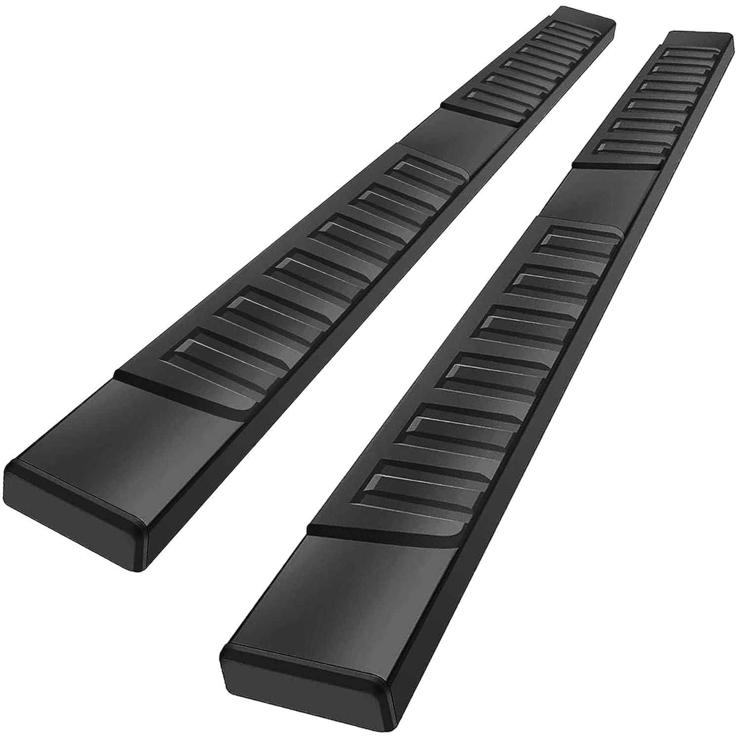 6 Inch Running Boards for 1999-2016 Ford F250 F350 F450 F550 Super Duty Super Cab | Heavy Duty Nerf Bars Side Steps & Rock Sliders | Carbon Steel Construction | Off-Road & Daily Driving Protection