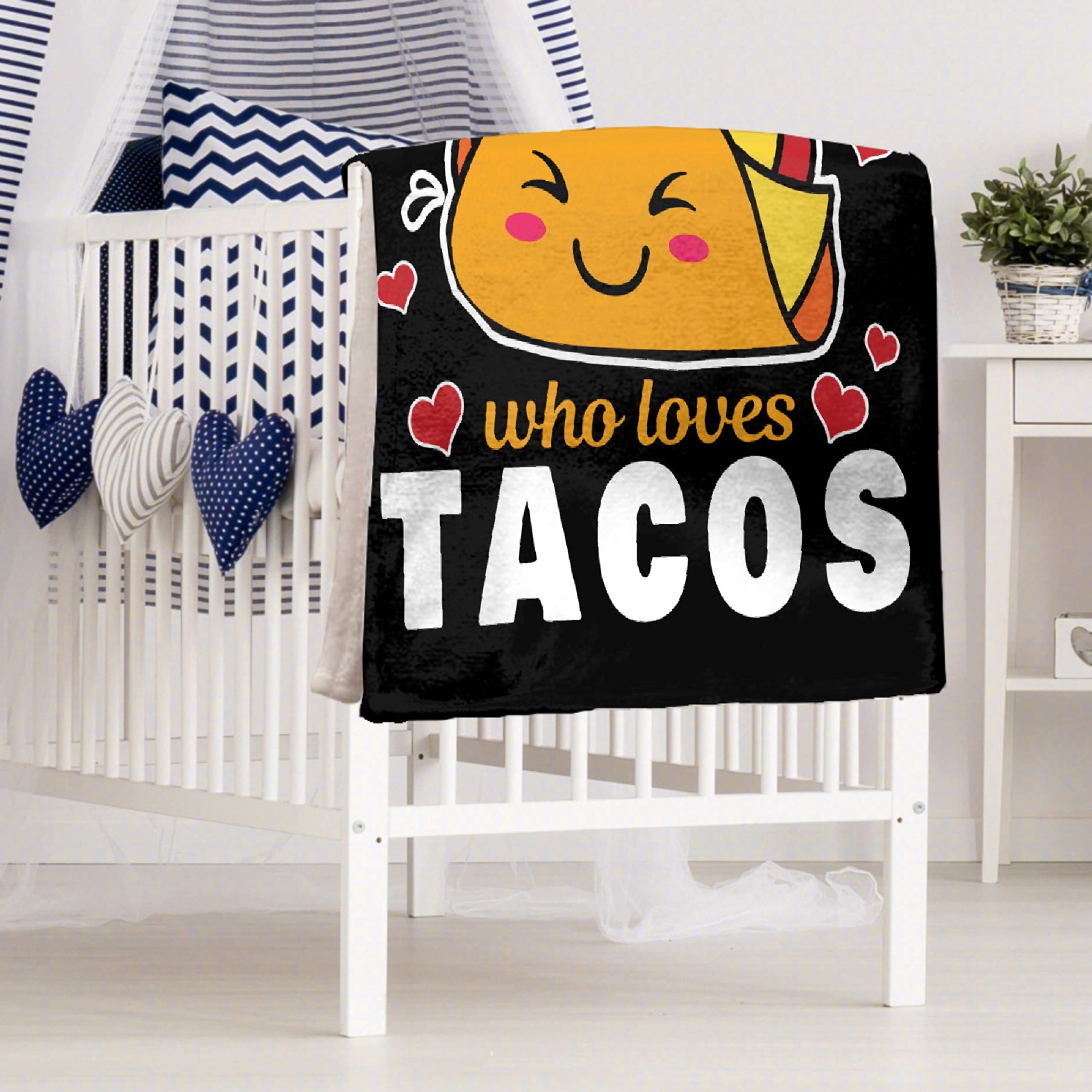 Soft Plush Taco Throw Blanket 40