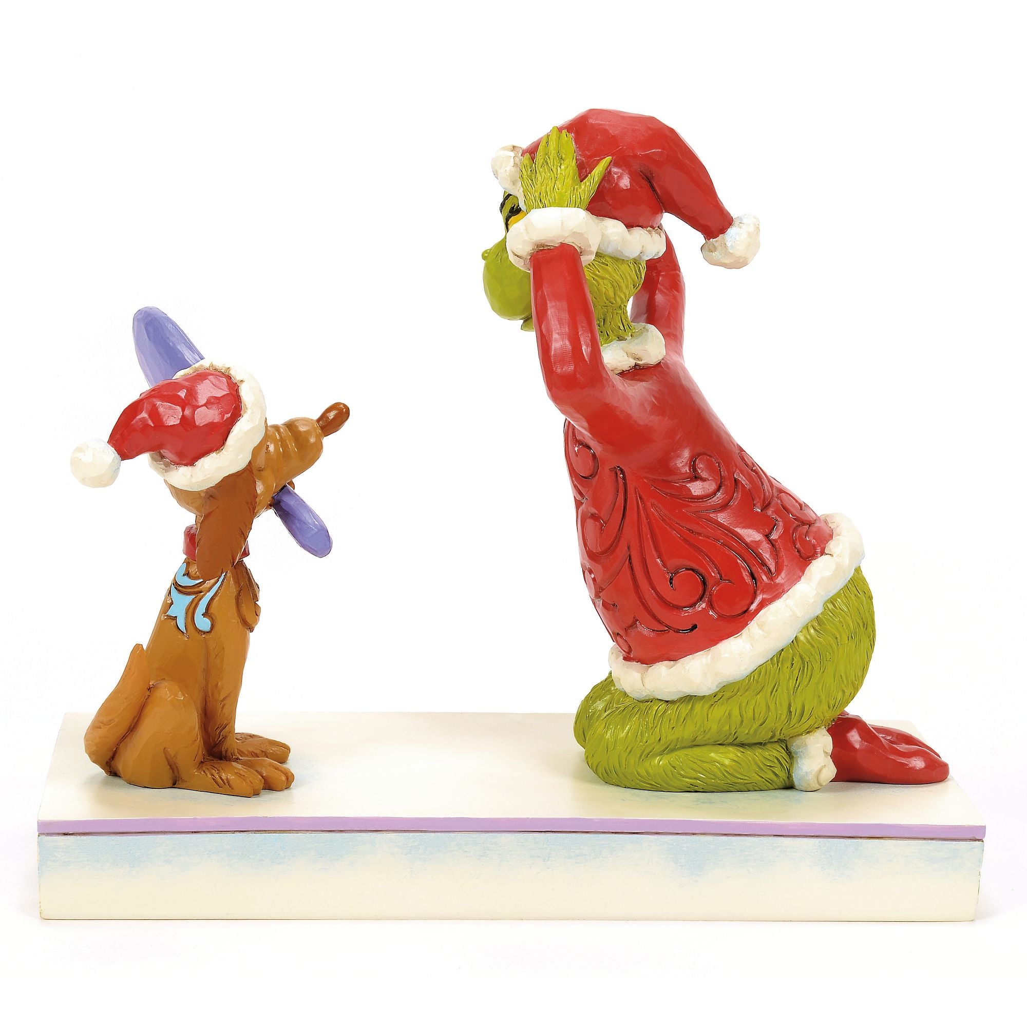 Max Holding Mirror for Grinch - Christmas Decorative Wall Mirror with Sturdy Hooks - Perfect for Holiday Home Decor & Grinch Themed Parties
