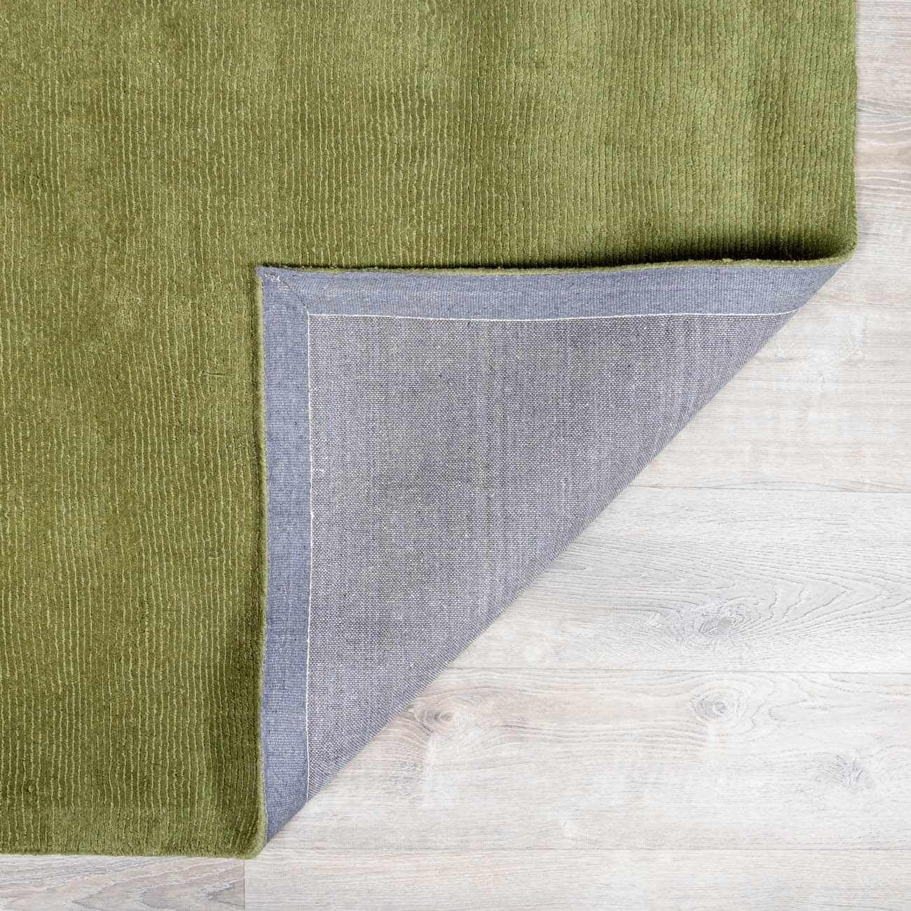 Hauteloom Poetia Wool Area Rug 6' x 9' - Soft High Pile Contemporary Design in Sage Green - Perfect for Living Room, Bedroom & Cozy Spaces