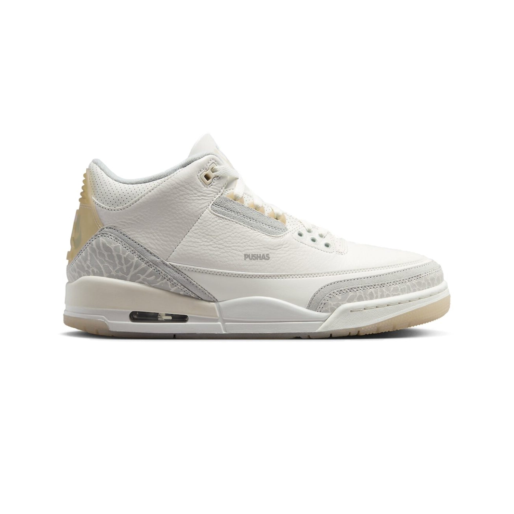 Air Jordan 3 'Craft Ivory' Retro Sneakers 2024 Release - Men's Basketball Shoes for Casual Wear & Street Style