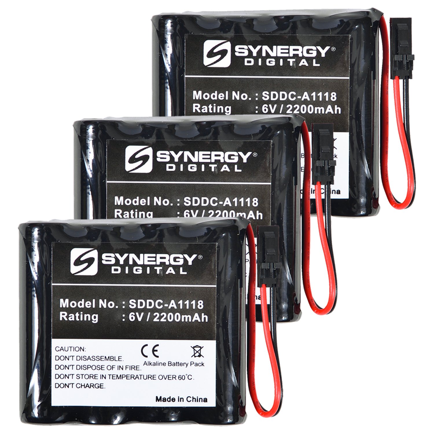 Stanley Security Systems VPDBB Door Lock Battery Combo Pack - 3 x SDDC-A1118 Batteries for Home & Business Security Systems - Perfect for Smart Locks, Keyless Entry, and Access Control Systems