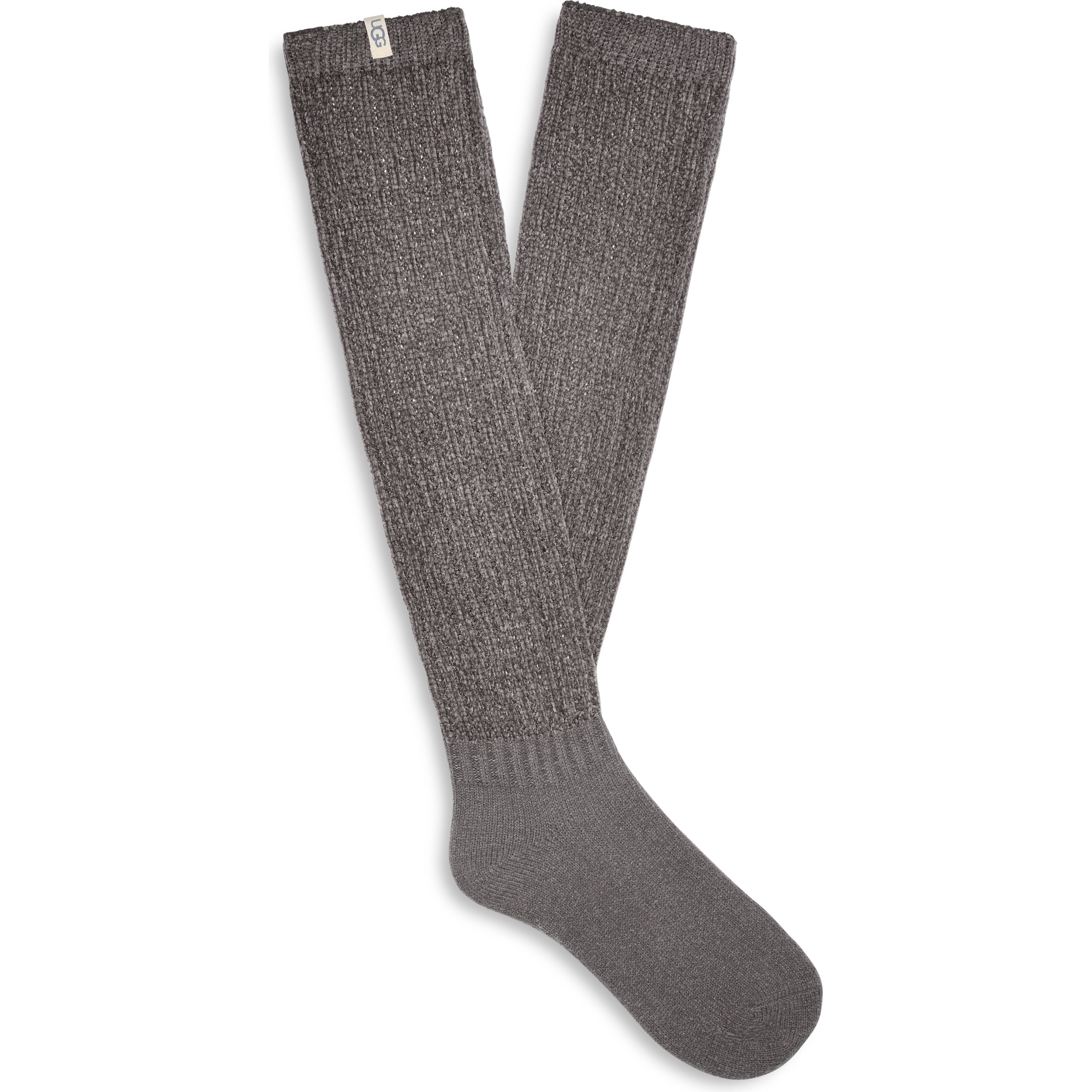 UGG Clarice Tall Slouchy Sock Boots for Women - Cozy Charcoal Knit Winter Boots | Perfect for Cold Weather, Snow Days & Casual Outfits