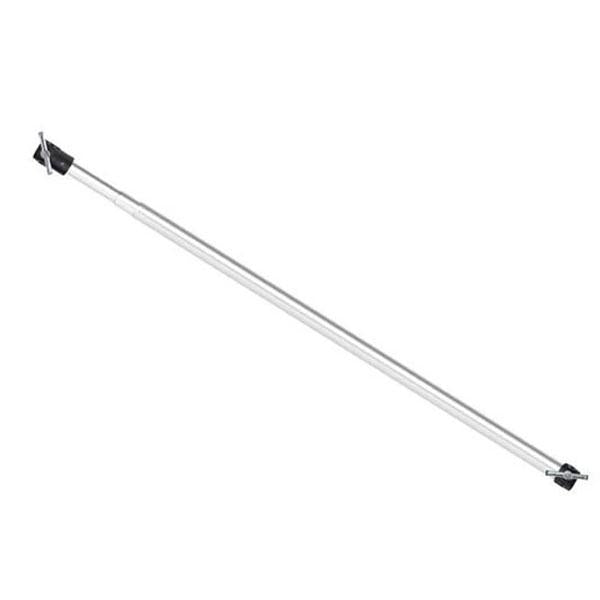 Adjustable Telescopic Backdrop Stand - Extends from 1.2m to 3m - Black/Silver Crossbar Rod for Photography, Events & Home Decor