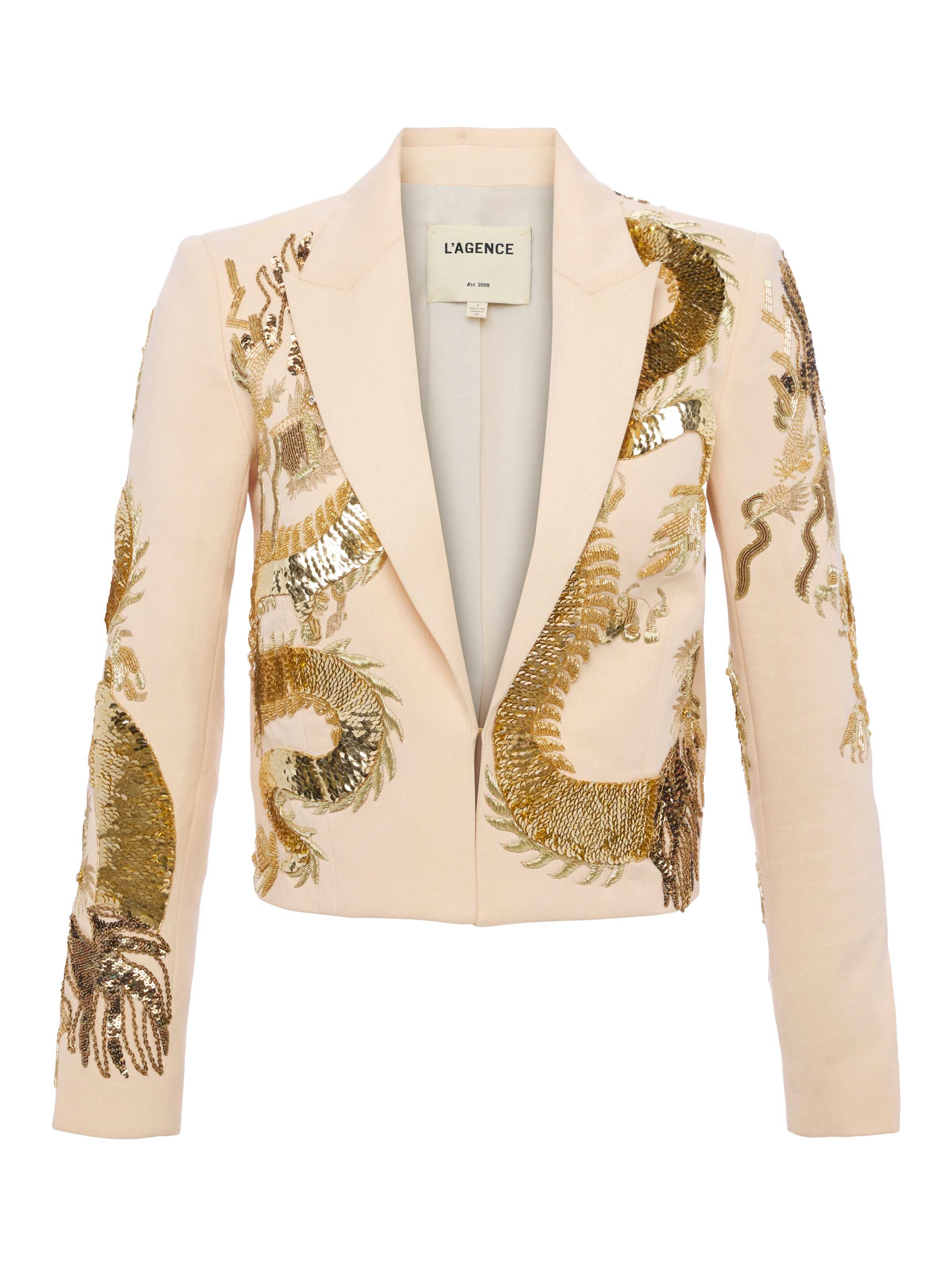 Elegant Noely Embellished Blazer for Women - Stylish Office Jacket with Embroidered Details | Perfect for Business Attire, Workwear & Formal Occasions