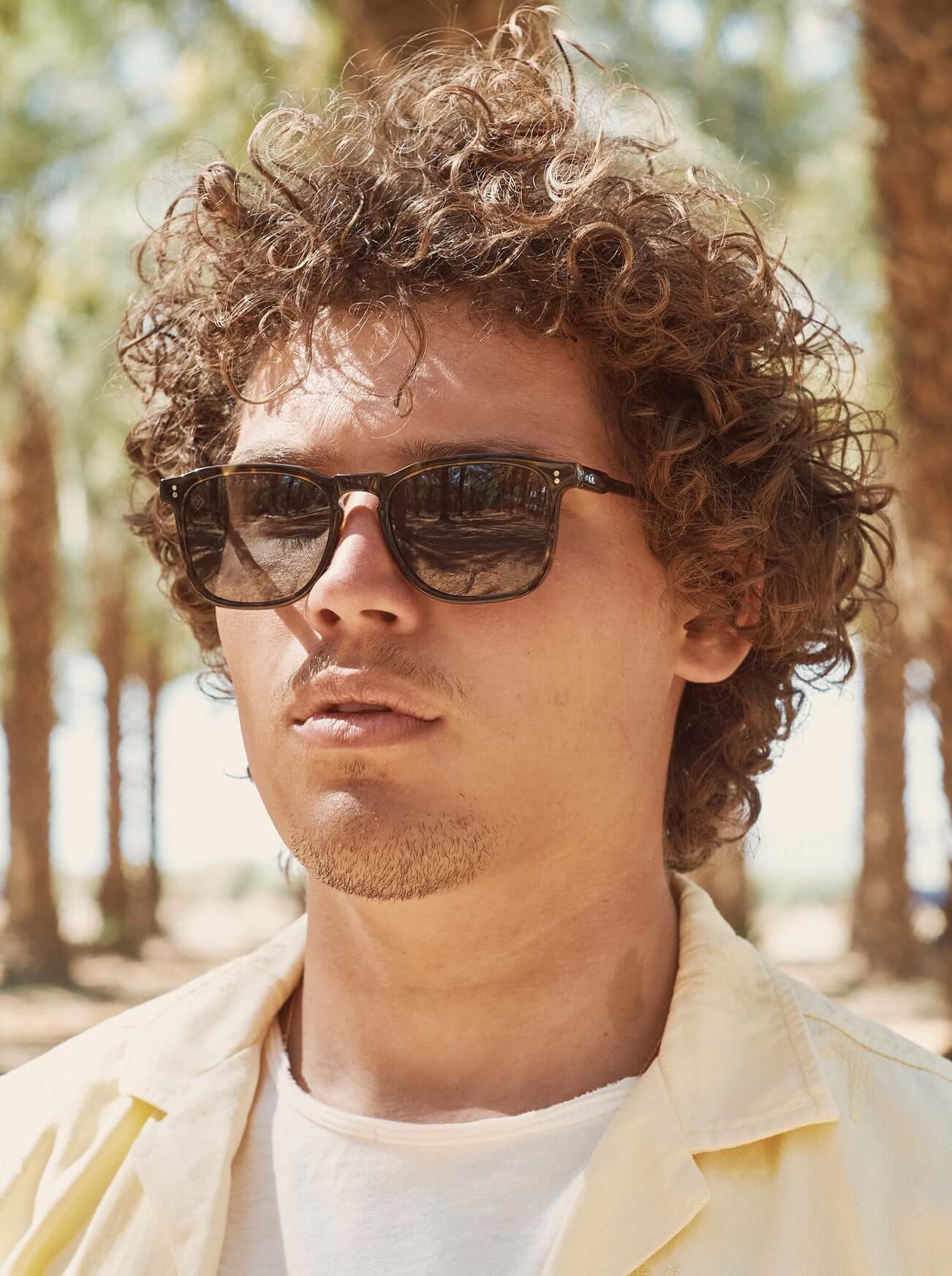 Wiley Brindle Tortoise Green Polarized Sunglasses 56mm - Stylish UV Protection for Outdoor Activities & Driving