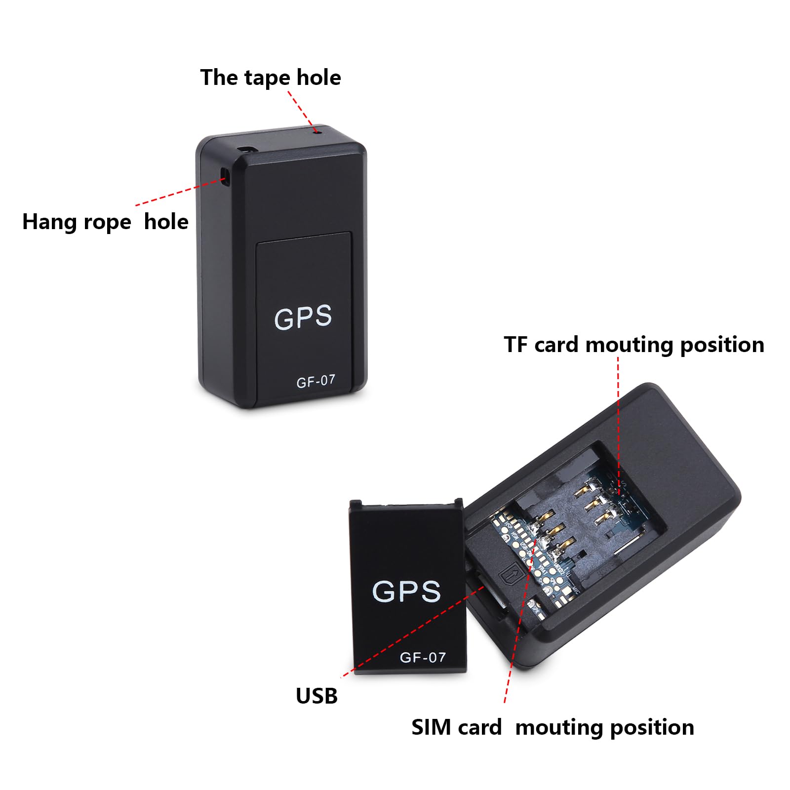 Real-Time Mini Magnetic GPS Tracker for Vehicles - Global Coverage Location Device for Trucks, Persons & Pets | No Subscription & No Monthly Fee | Perfect for Fleet Management, Personal Safety & Pet Tracking