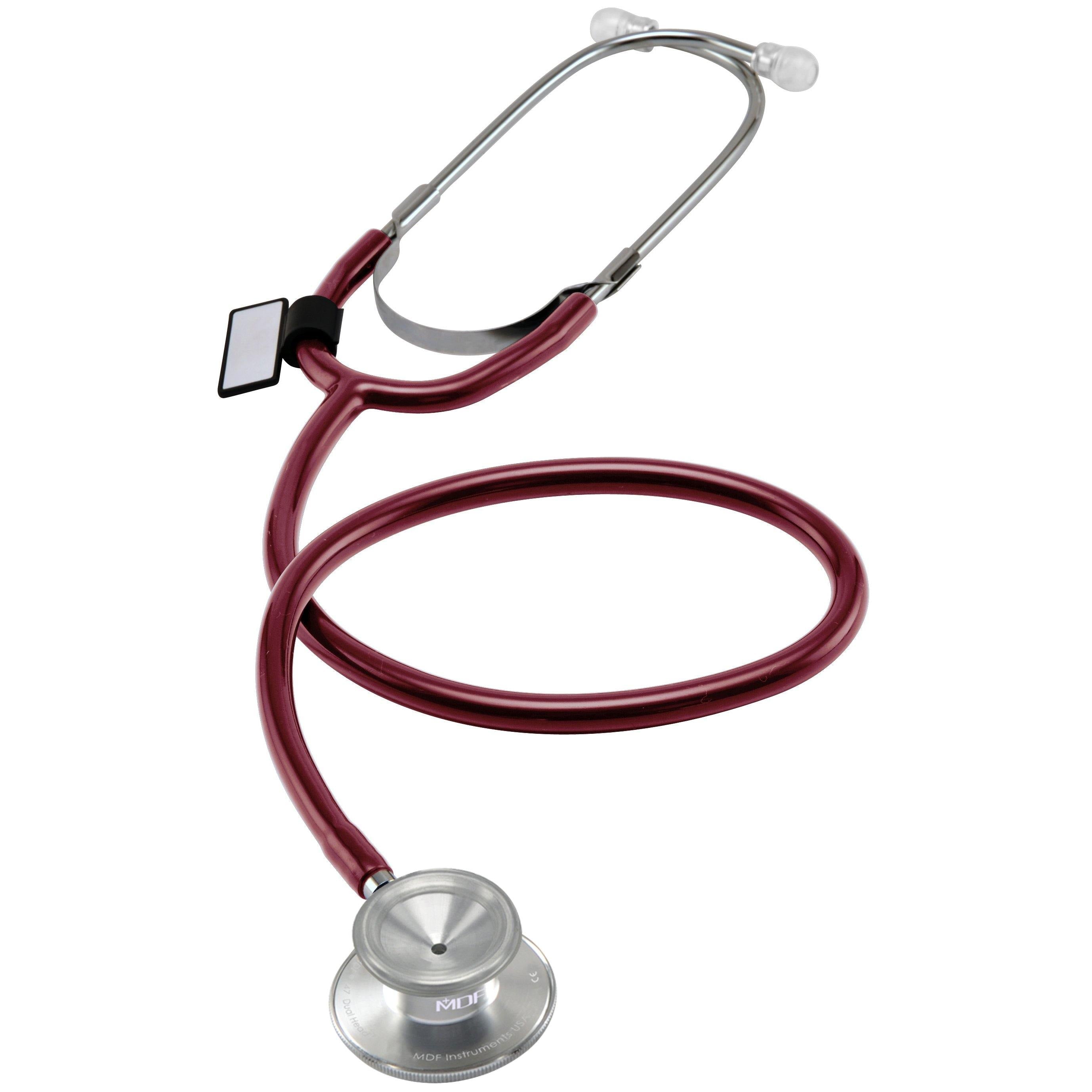 Premium Dual Head Stethoscope for Medical Professionals - Burgundy | Ideal for Doctors, Nurses & Students in Hospitals & Clinics