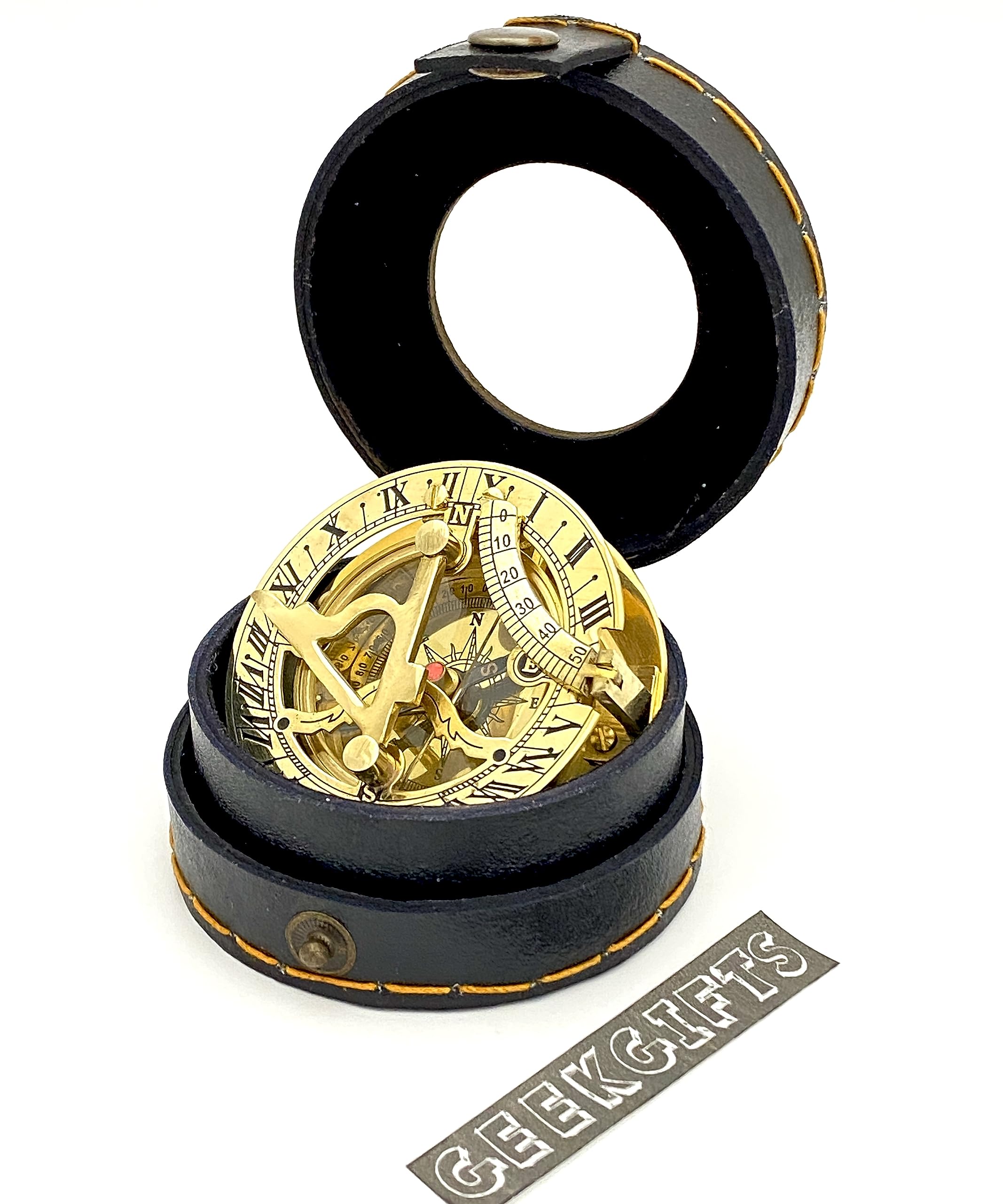 Engraved Sundial Compass Gift for Son - Graduation, Birthday, Christmas