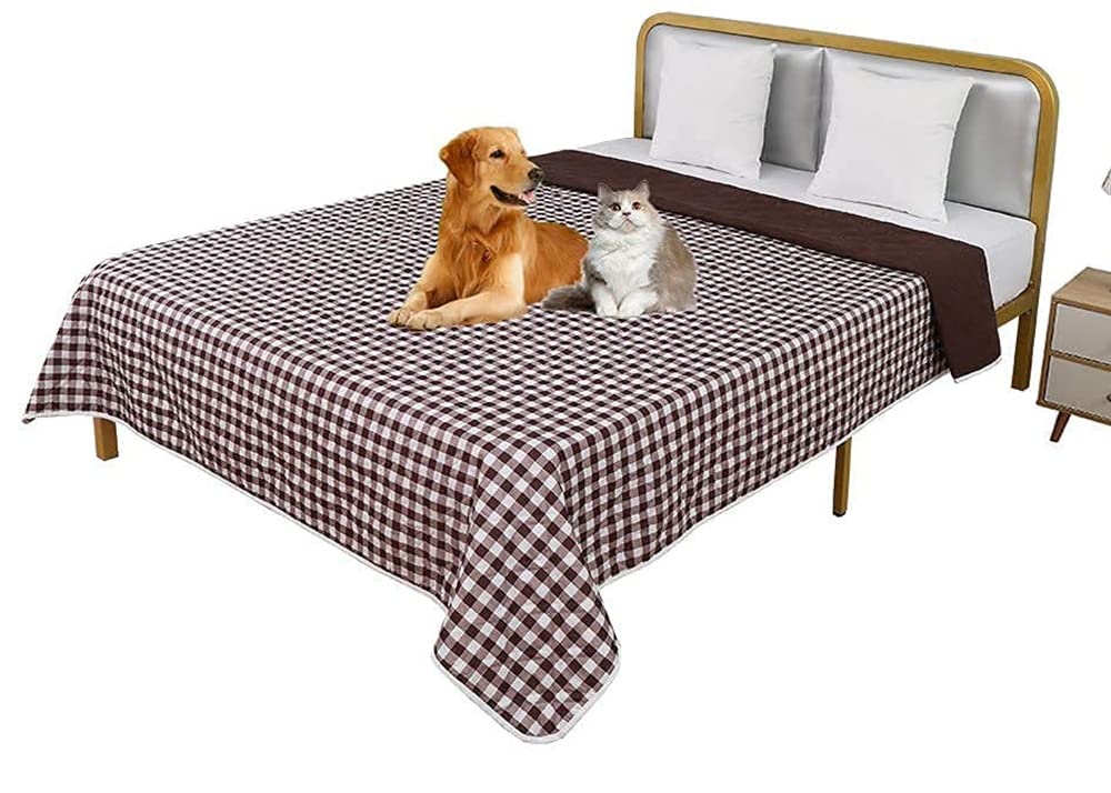 Ameritex Waterproof Reversible Dog Bed Cover - Soft Pet Blanket for Furniture, Couch & Sofa Protector - Ideal for Pets, Travel & Home Use
