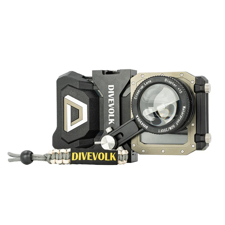 Divevolk SeaTouch 4 Max & 4 Max Plus Waterproof Touchscreen Underwater Housing for Scuba Diving, Snorkeling & Underwater Photography