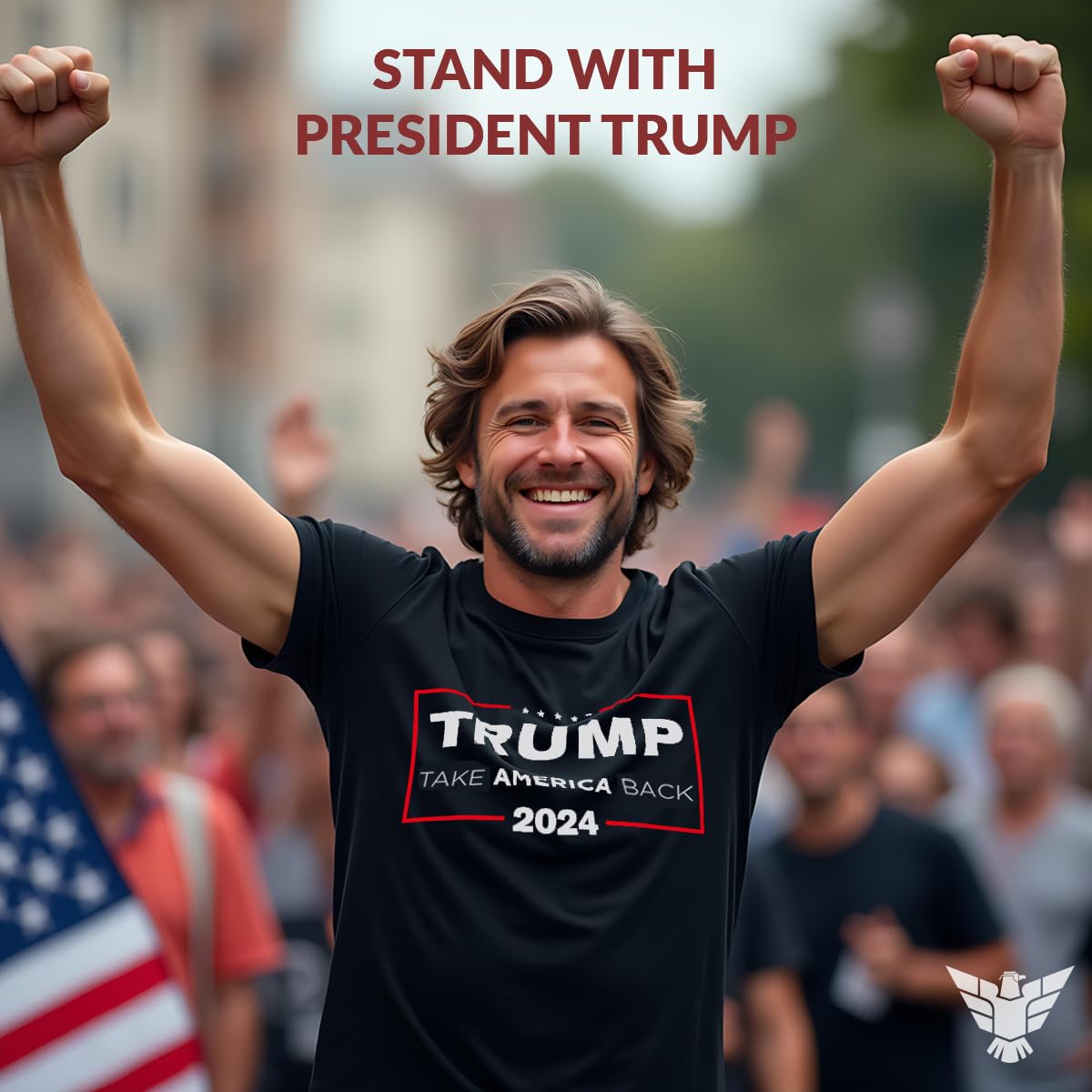 GunShowTees Take America Back Trump 2024 Inauguration Shirt - Patriotic Political T-Shirt for Trump Supporters & Conservative Events