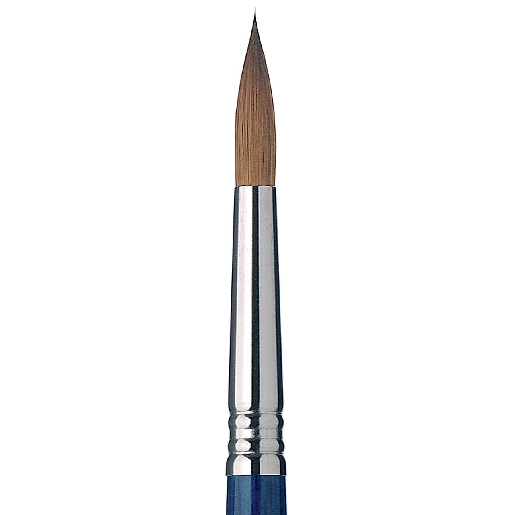 Speedball Art Products Escoda Optimo Series Size 8 Pure Kolinsky Artist Brush - Long Handle Round Paint Brush for Oil & Acrylic - Perfect for Fine Art, Canvas Painting & Professional Artists