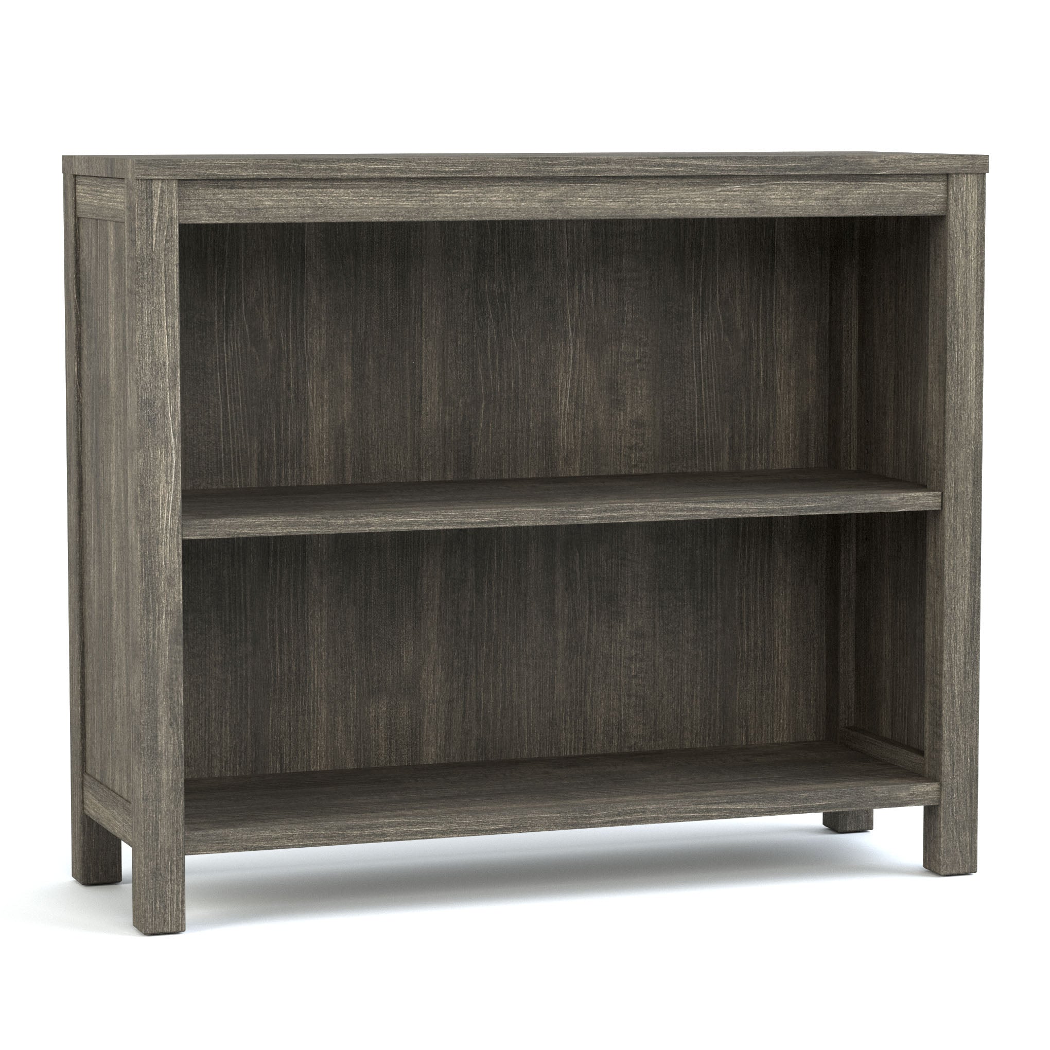 Origins 36 Inch Low Bookcase - Modern Wooden Bookshelf for Home & Office Storage - Perfect for Living Room, Bedroom, or Study Organization