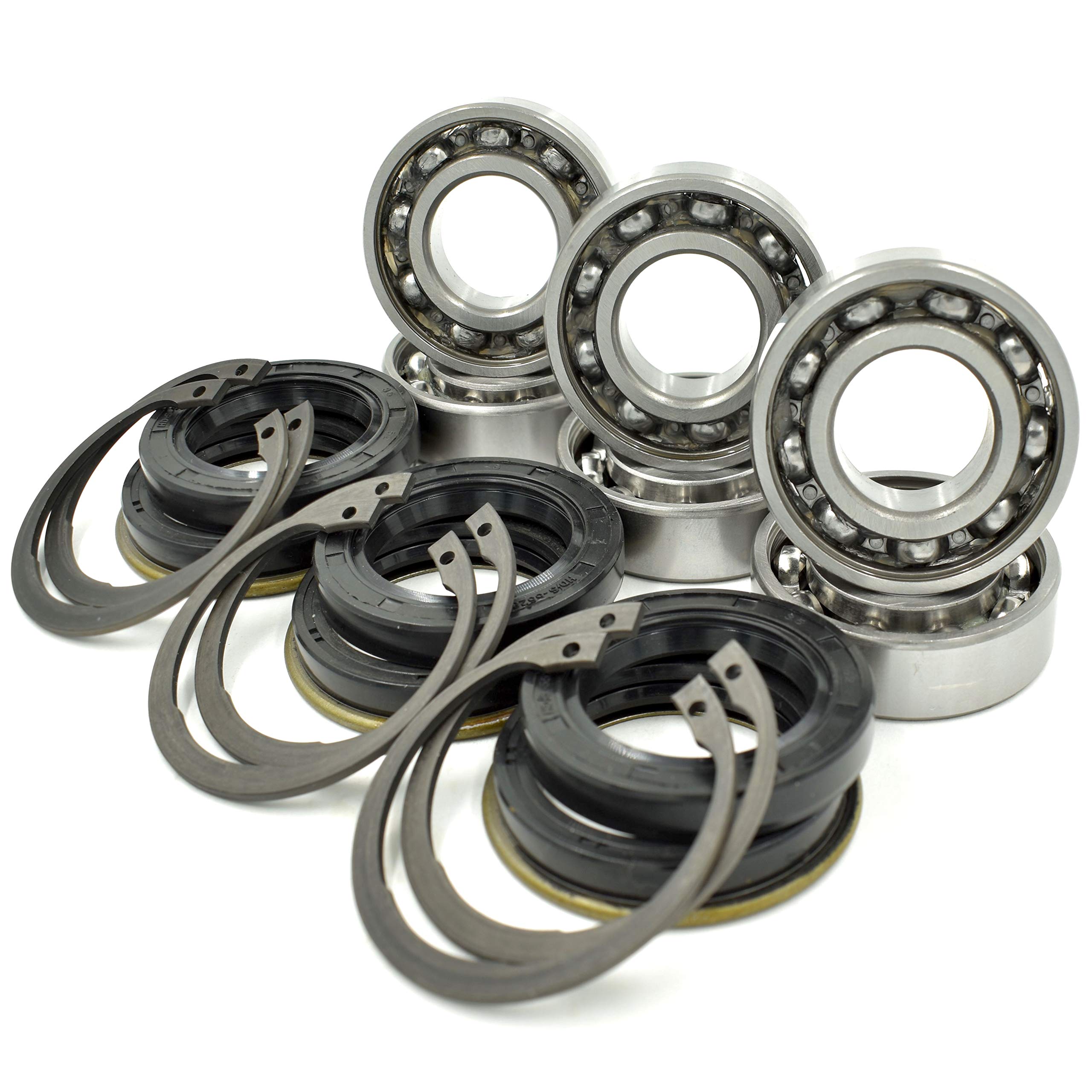 (3 Kits) HD Switch Blade Spindle Rebuild Kit - Compatible with Kubota RC40, RC44, RC48 Mower Decks - Replaces Bearings & Seals 70712-34110, 70712-34510, 76500-34110, 76500-34510 - Perfect for Lawn Maintenance & Tractor Mower Repairs