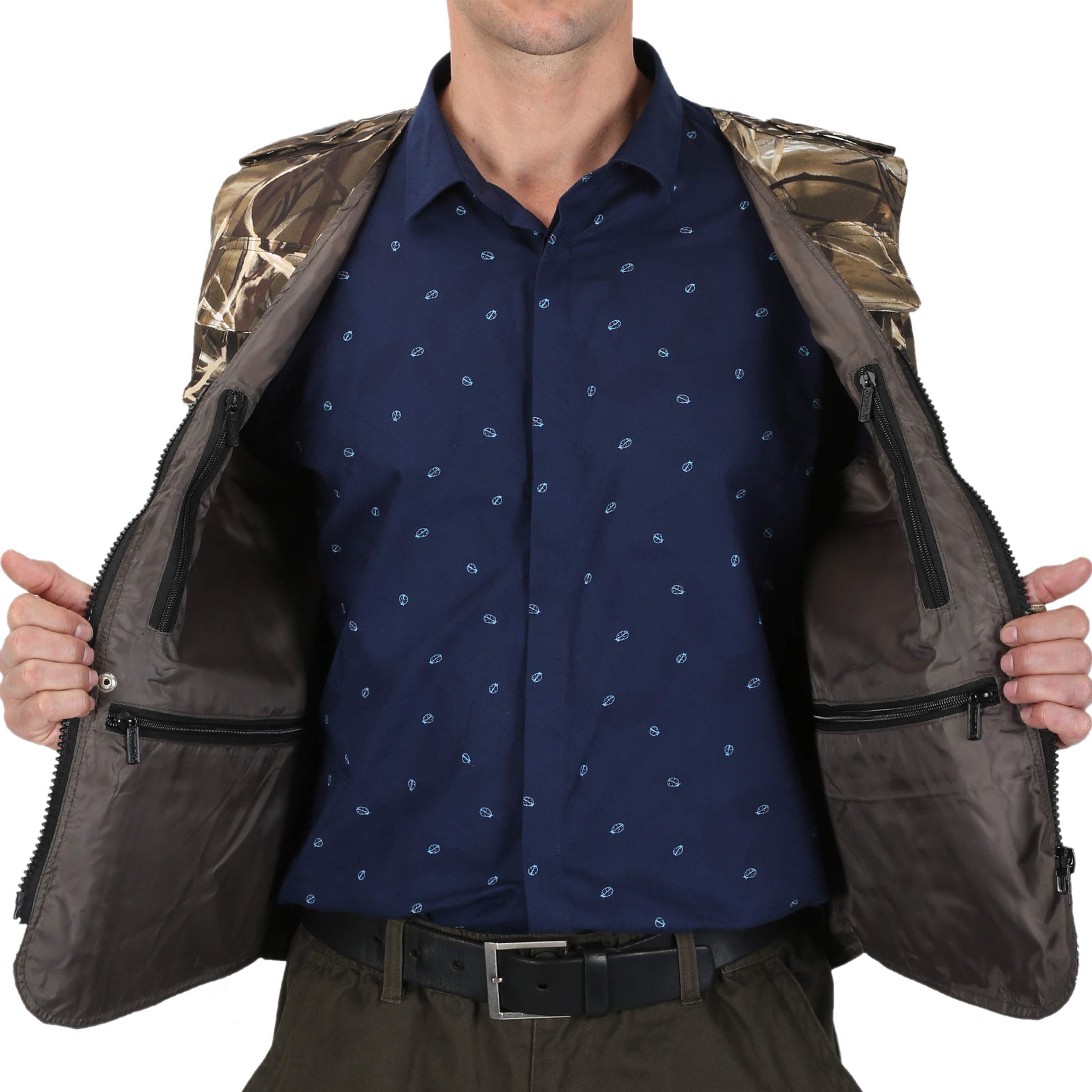 Men's Multi-Pocket Outdoor Vest for Travel, Hunting, Photography & Fishing - Lightweight Tactical Gear for Adventure Enthusiasts