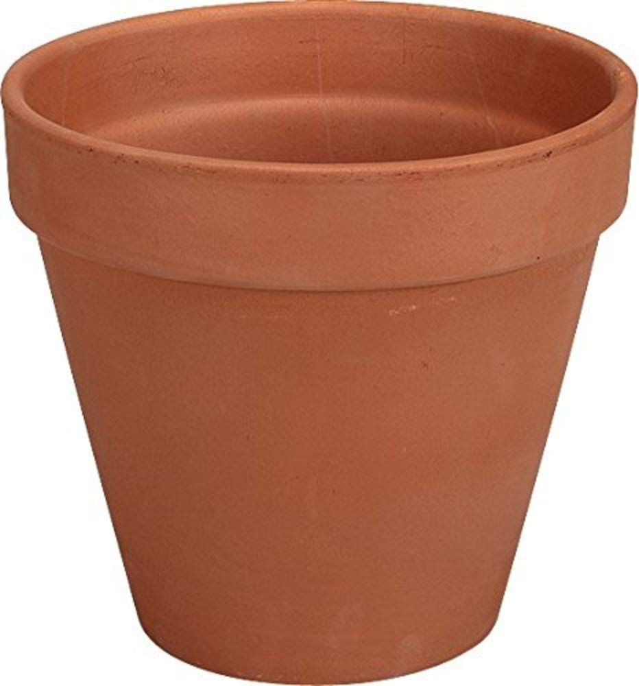 Deroma 01070FZ 2.8-Inch Terra Cotta Clay Flower Pot with Drainage Hole - Perfect for Succulents, Herbs & Small Plants Indoor/Outdoor Decor