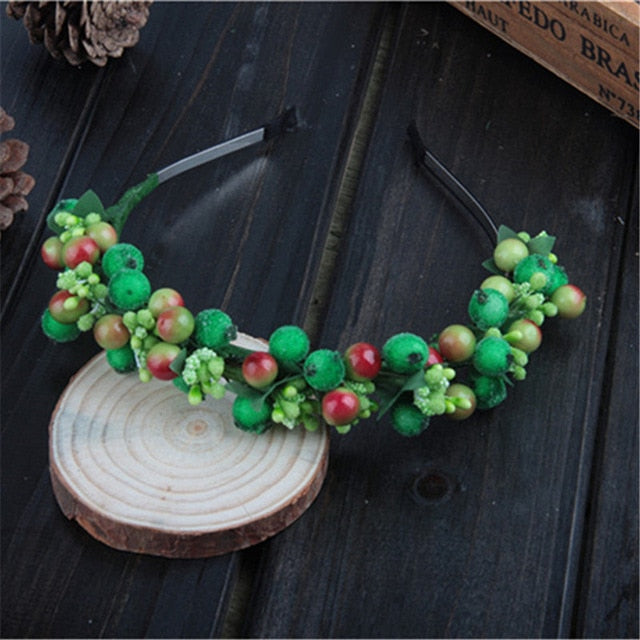 Bohemian Berry Fairy Headband - Floral Hair Accessory for Women & Girls - Perfect for Festivals, Weddings & Boho Fashion
