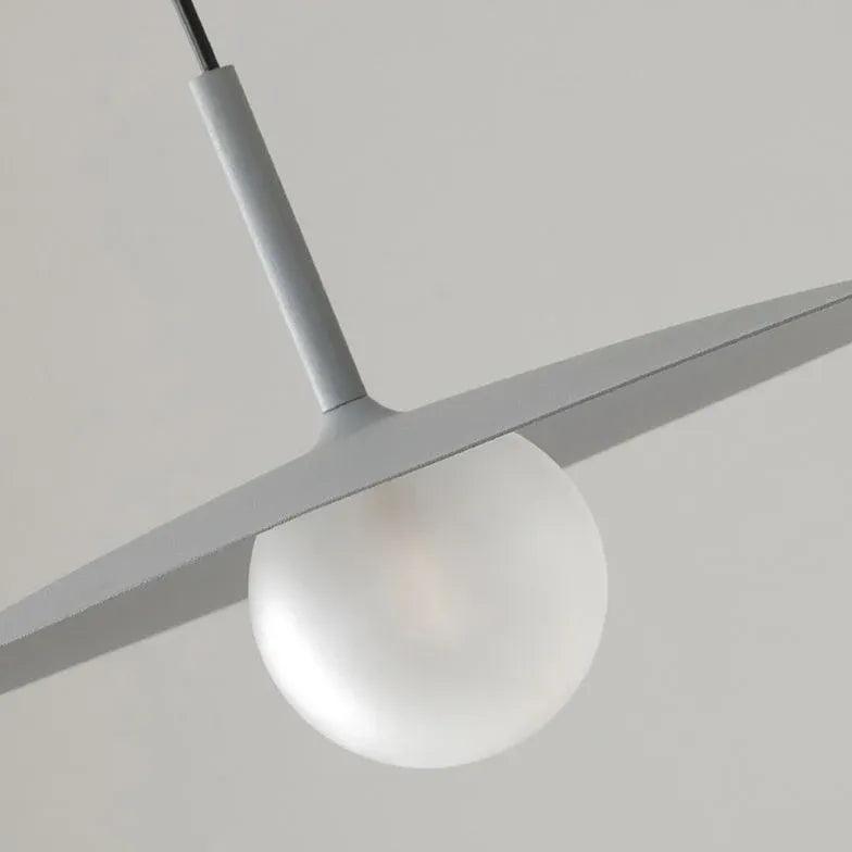 Modern Black Disc Pendant Light - Minimalist Dining Room Ceiling Fixture for Kitchen, Breakfast Nook & Contemporary Interior Design